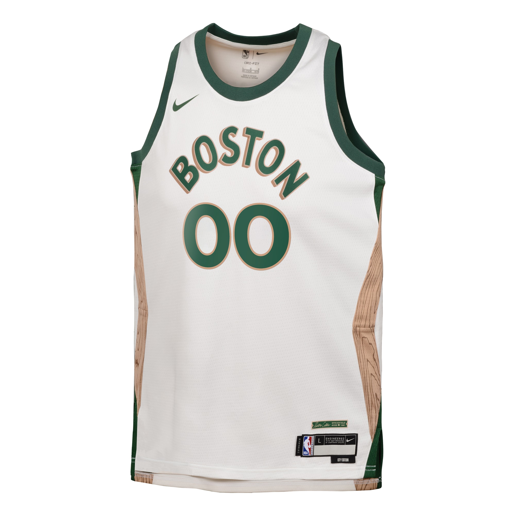Alternative view of Celtics Cream City Jersey - Nike Celtics Cream City Edition Jersey