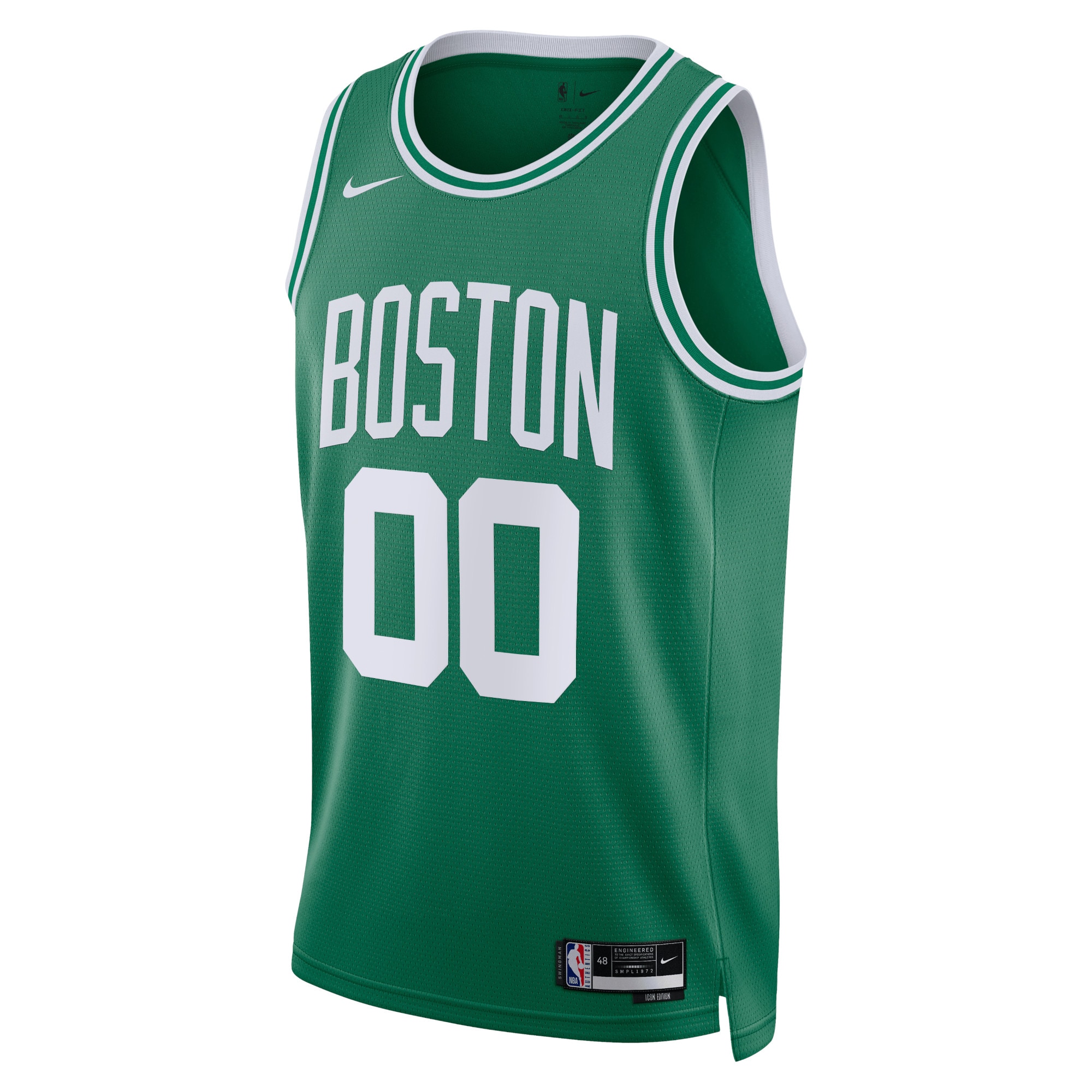 Alternative view of Celtics Green Custom Jersey nike icon - Nike Celtics Green Icon