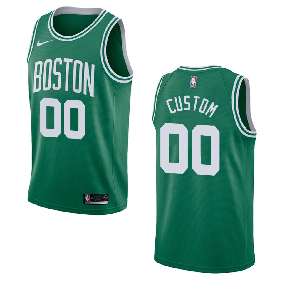 Celtics Green Custom Jersey nike - Nike Celtics Green Custom Jersey