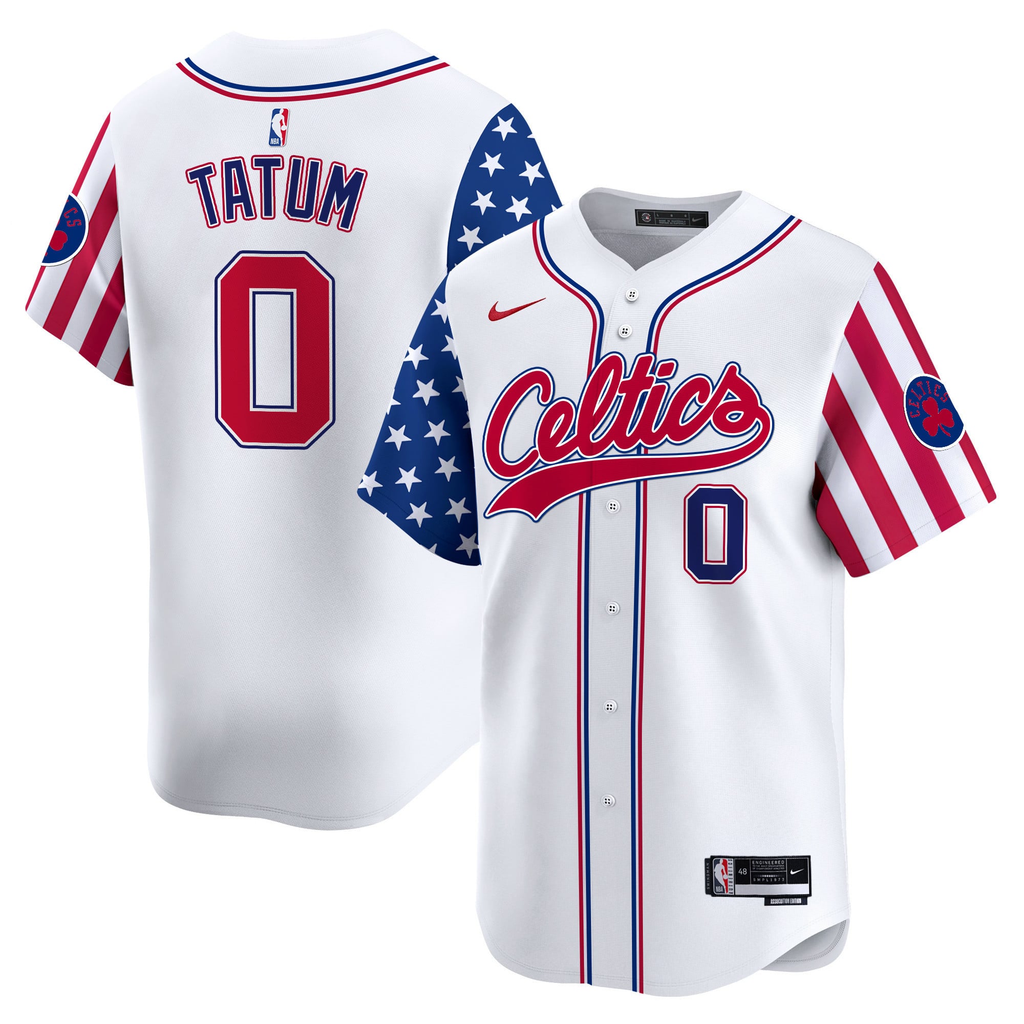 Celtics Tatum #0 Americana Jersey - Nike - Fan Edition