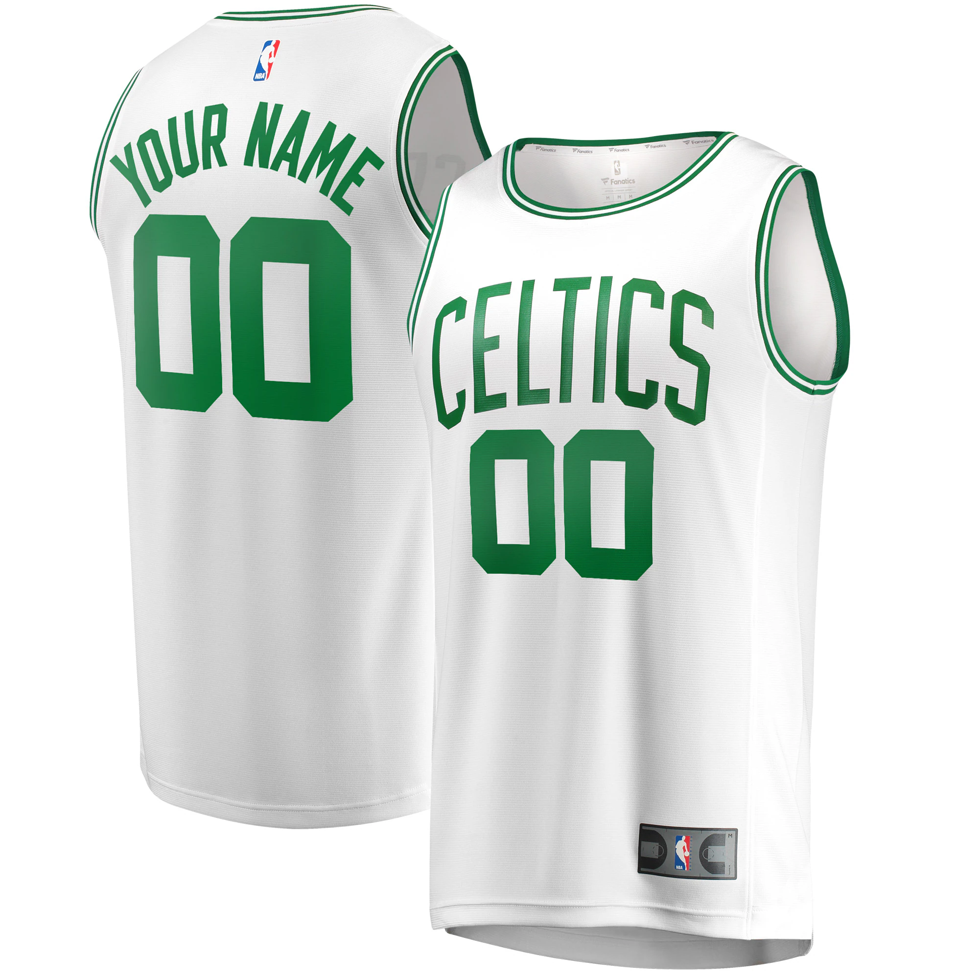 Celtics White Personalized Jersey - Fanatics Celtics White Jersey