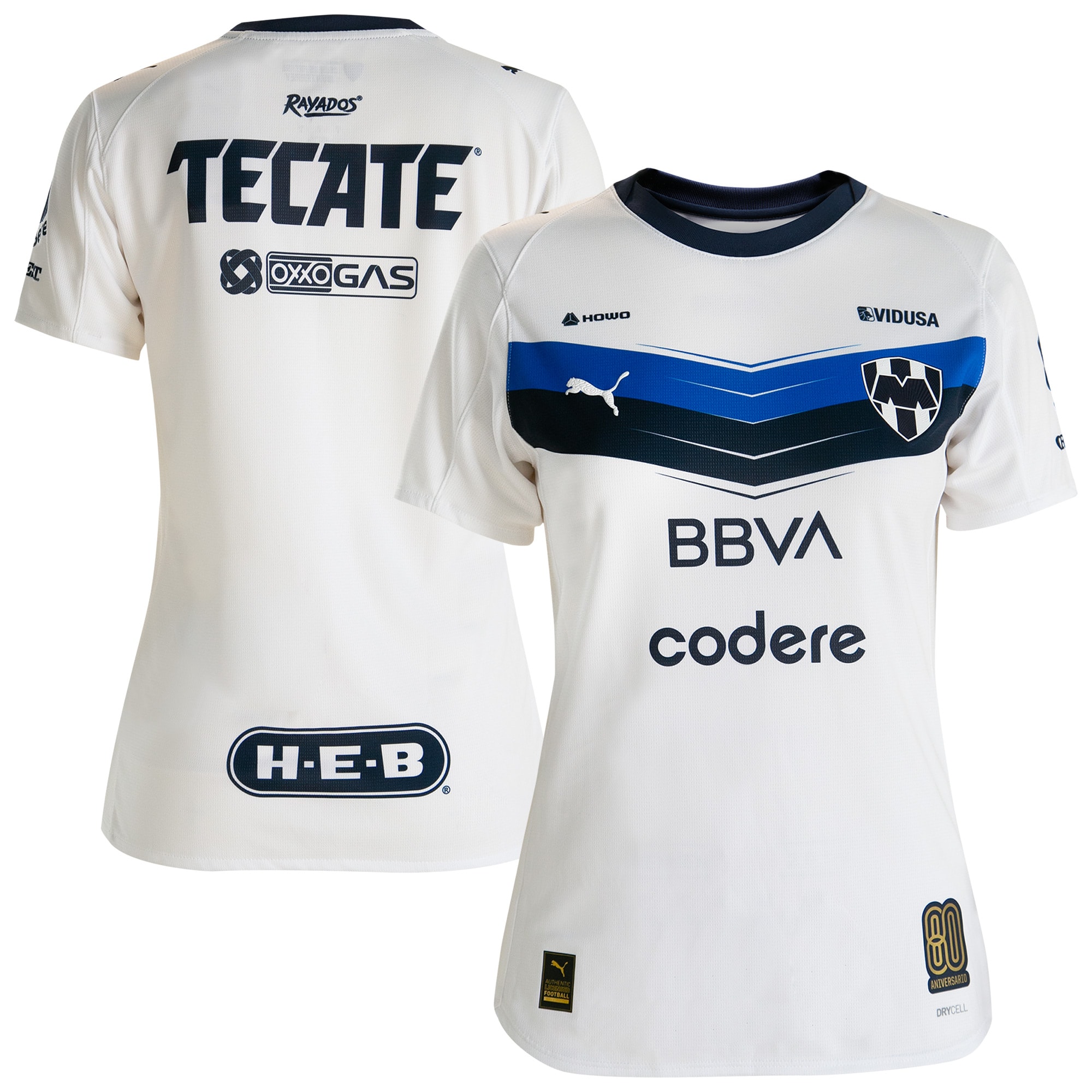 CF Monterrey Puma Women's 2025/26 Away 80th Anniversary Jersey