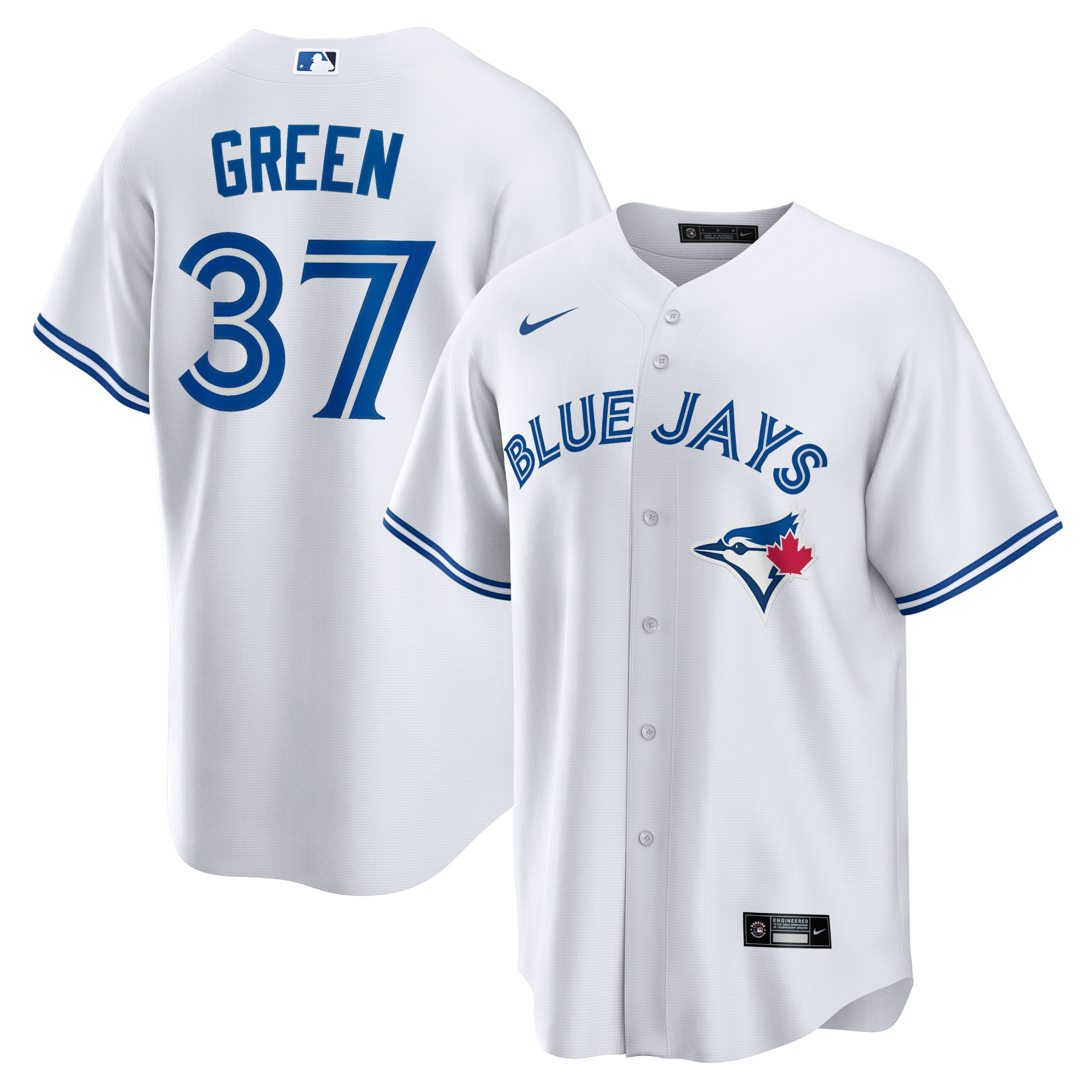 Chad Green Toronto Blue Jays Home Player Jersey - White