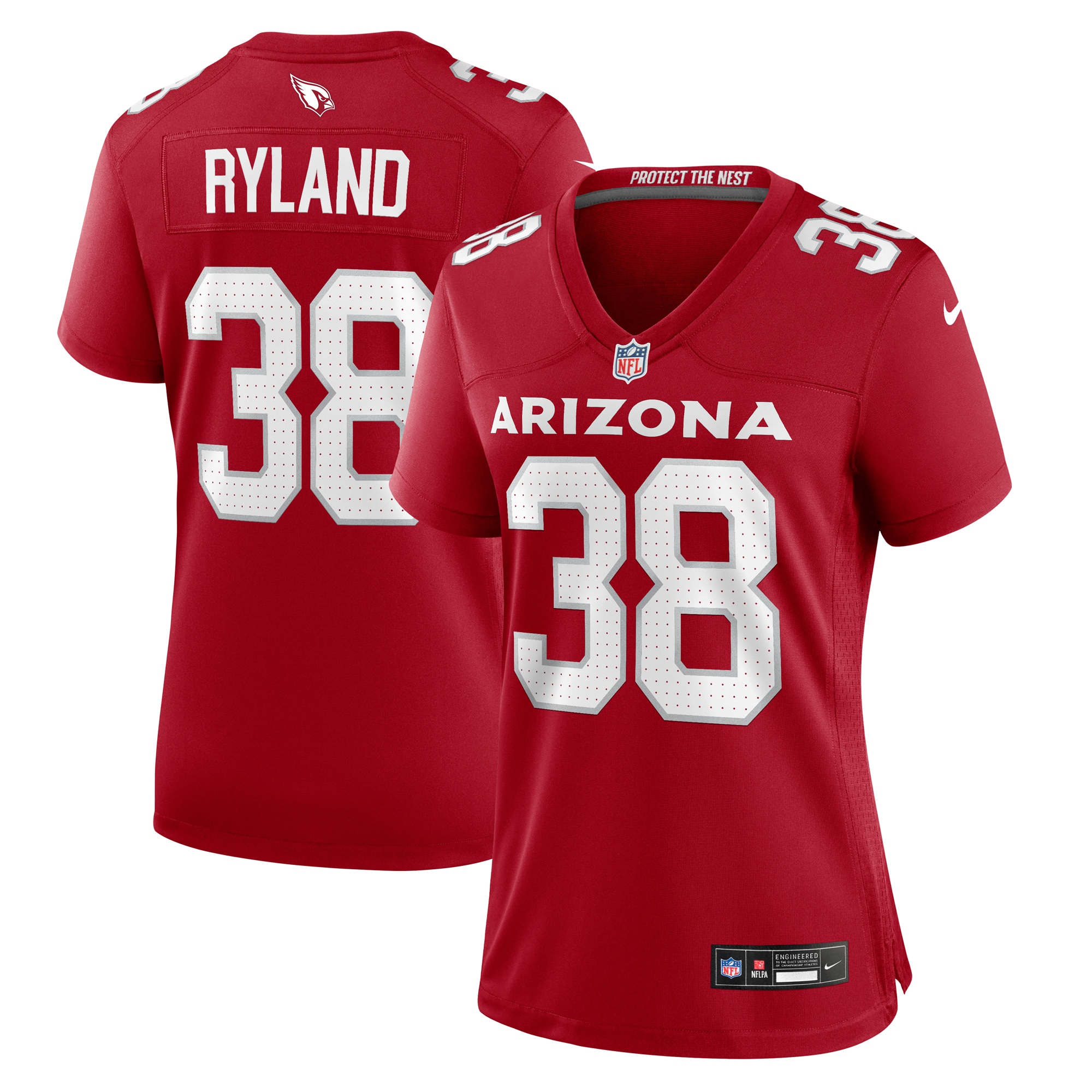 Chad Ryland Arizona Cardinals Women's Team Game Jersey - Cardinal