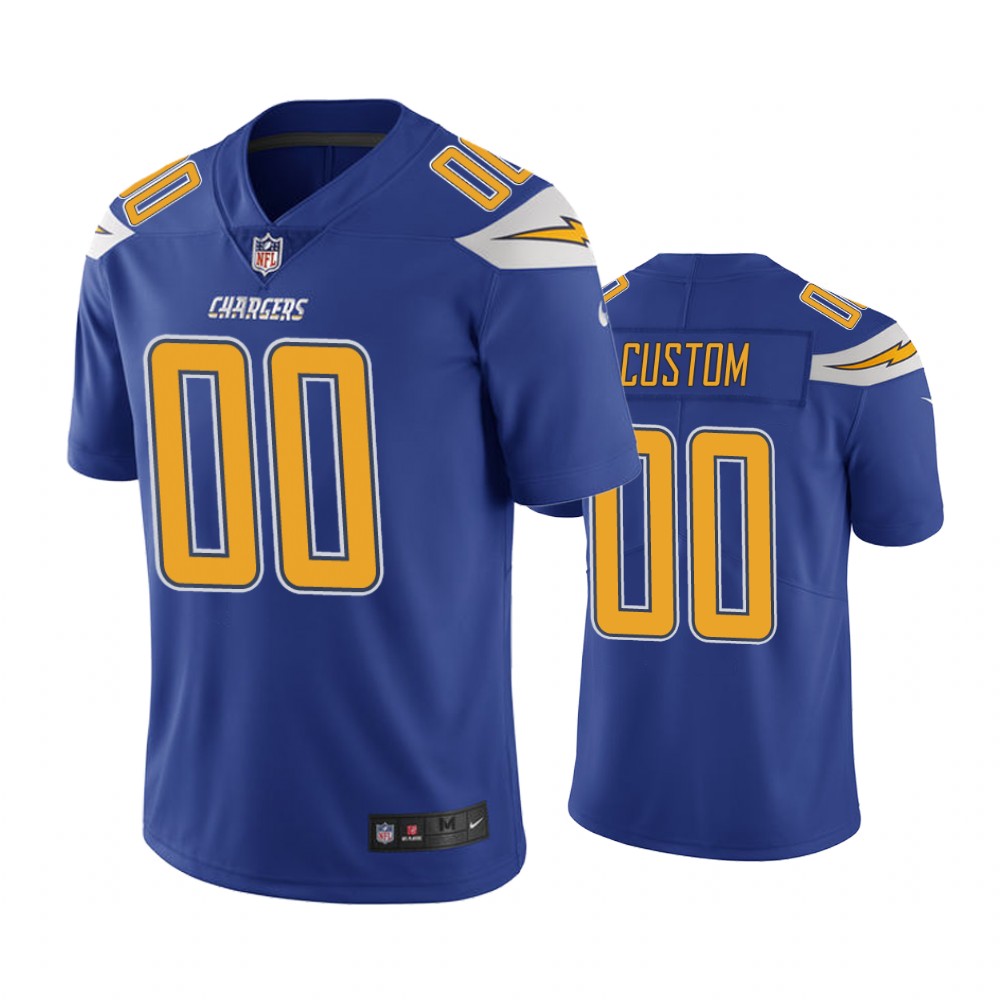 Chargers Blue Custom Jersey - Nike - Personalized NFL Style