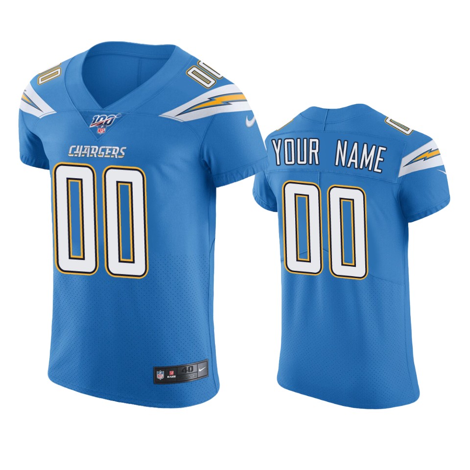 Chargers Light Blue Custom Jersey - Nike - NFL Apparel