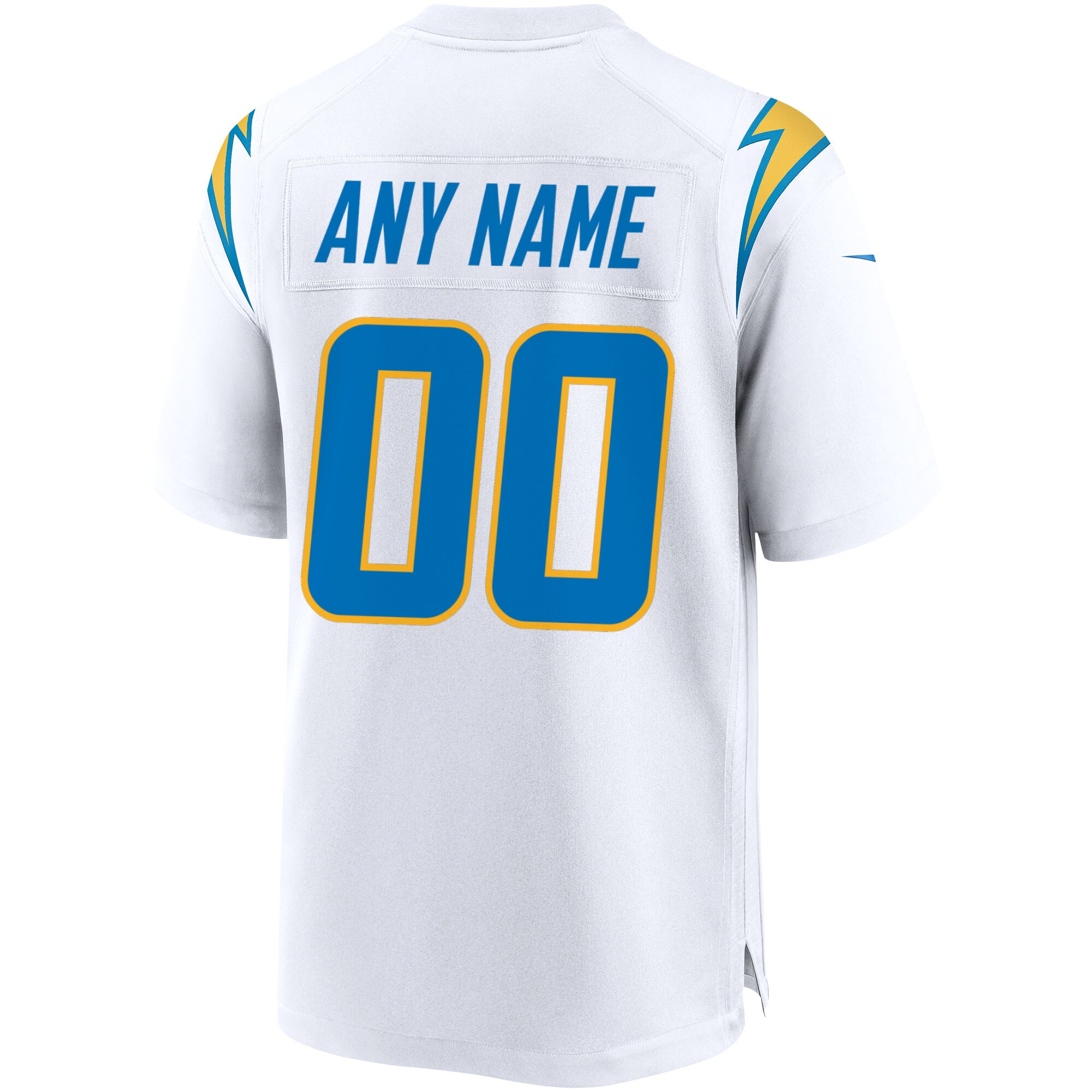 Alternative view of Chargers White Custom Jersey nike - Chargers White Custom Jersey