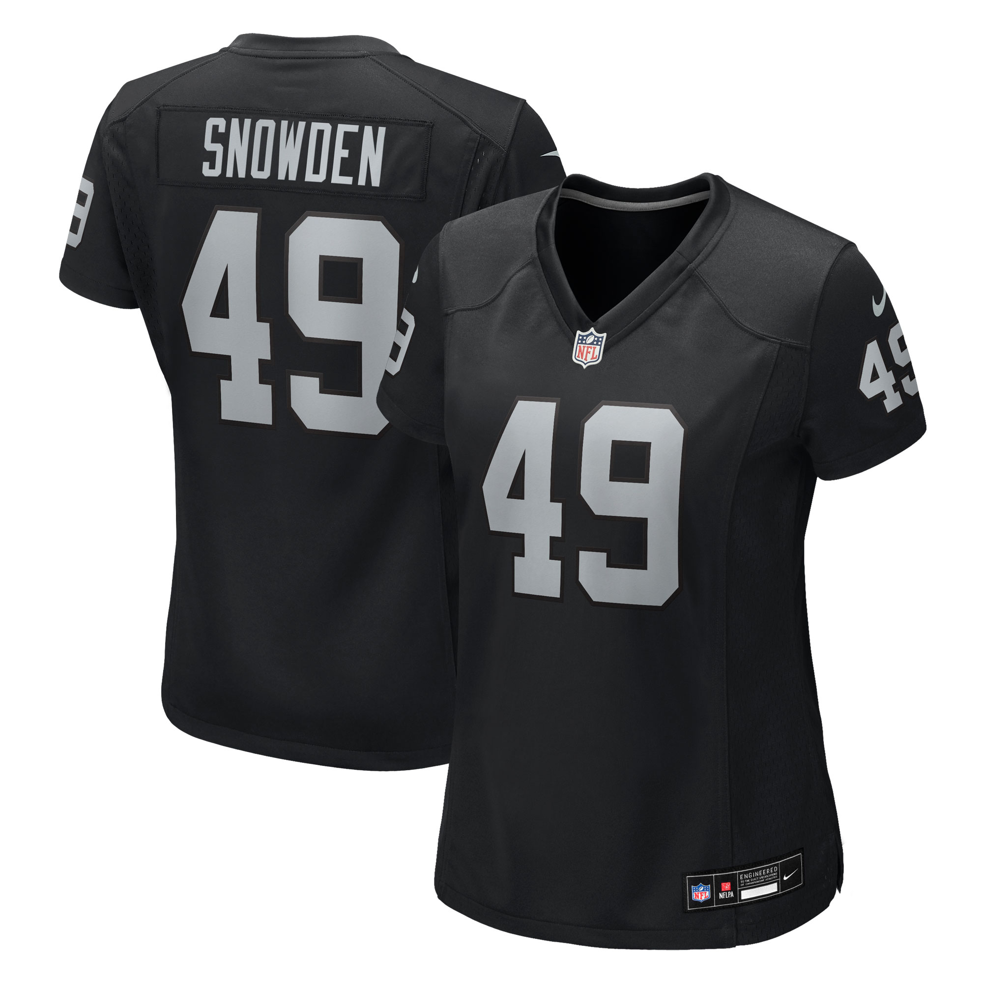 Charles Snowden Las Vegas Raiders Women's Team Game Jersey - Black