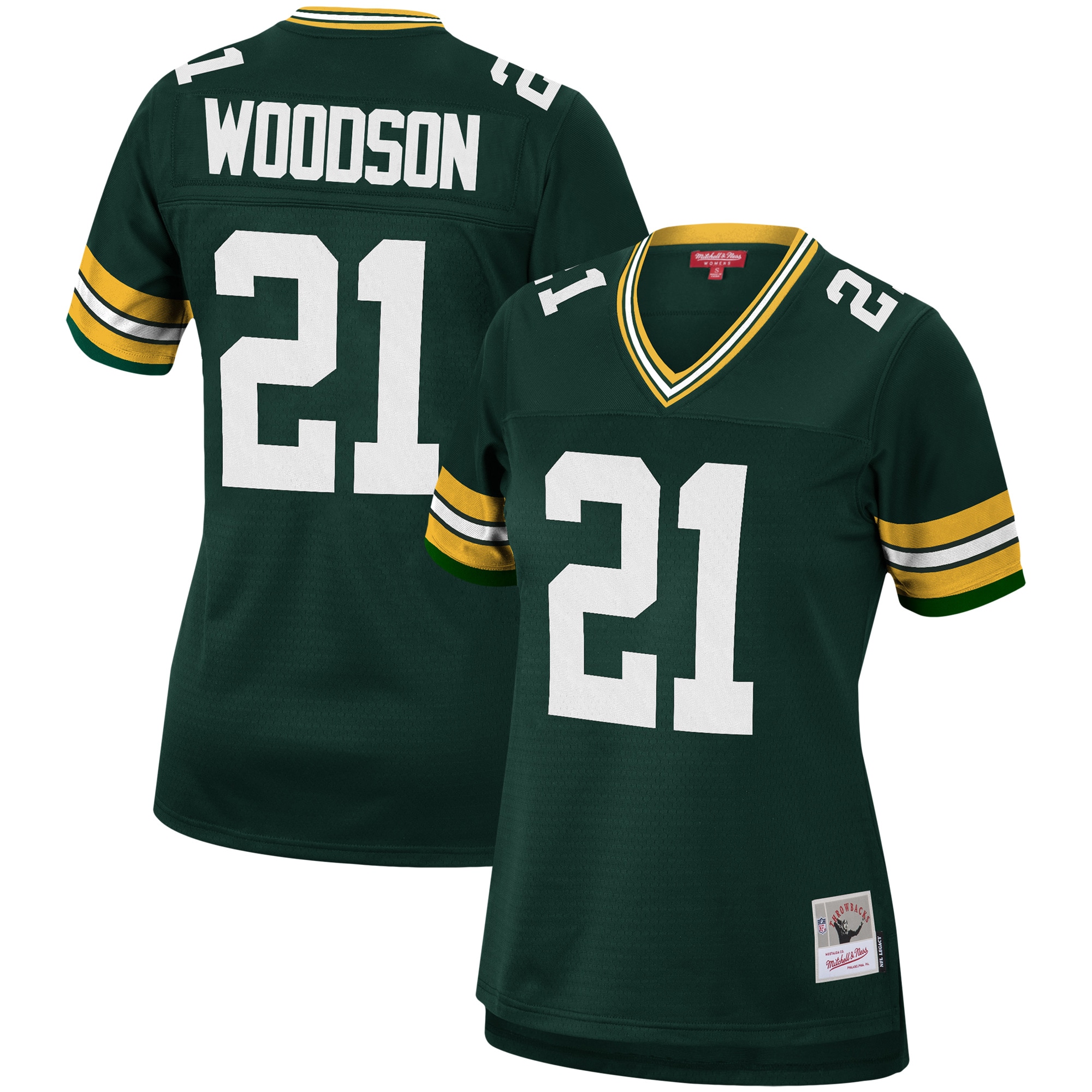 Charles Woodson Green Bay Packers Women's 2010 Legacy Player Jersey - Green