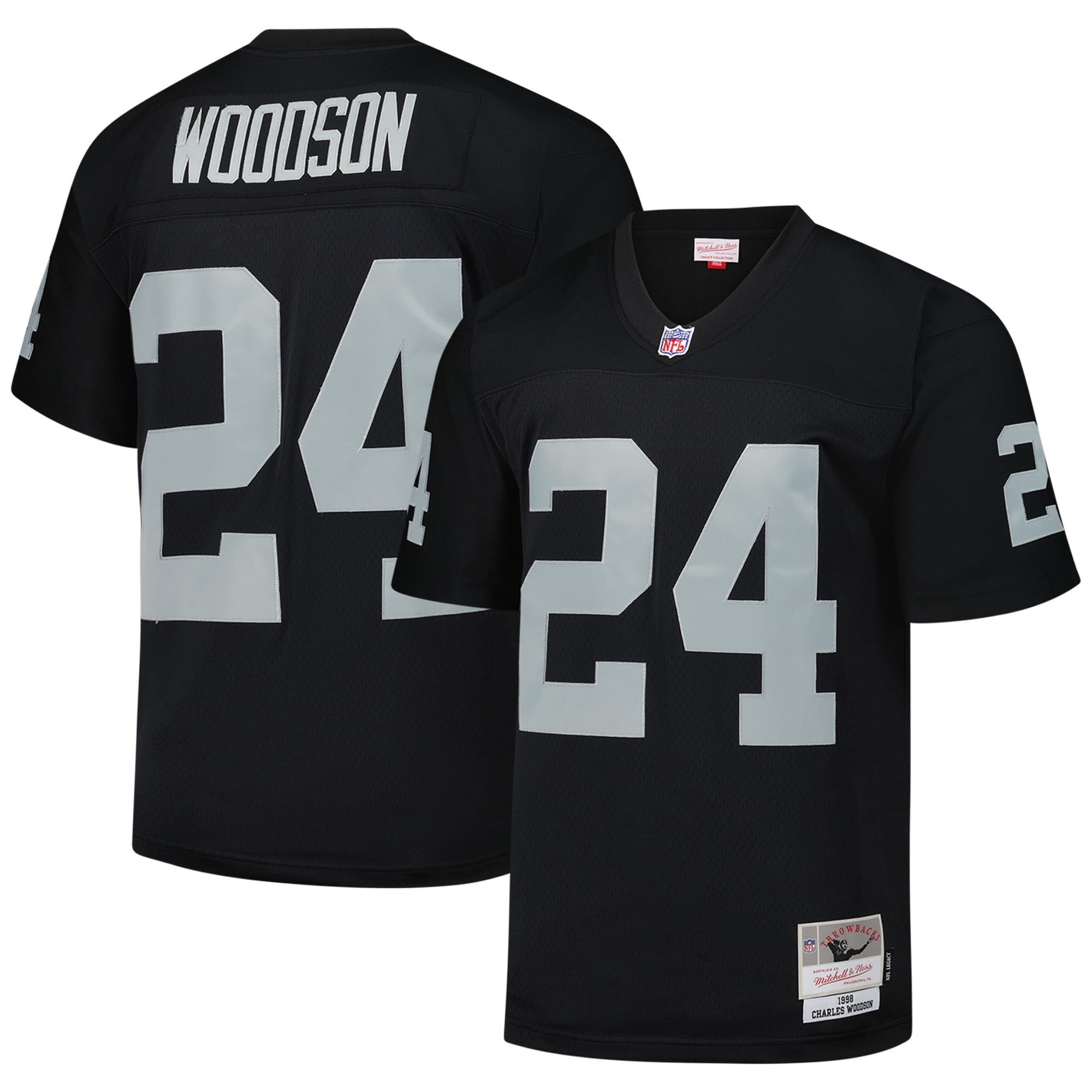 Charles Woodson Las Vegas Raiders Legacy Jersey - Black