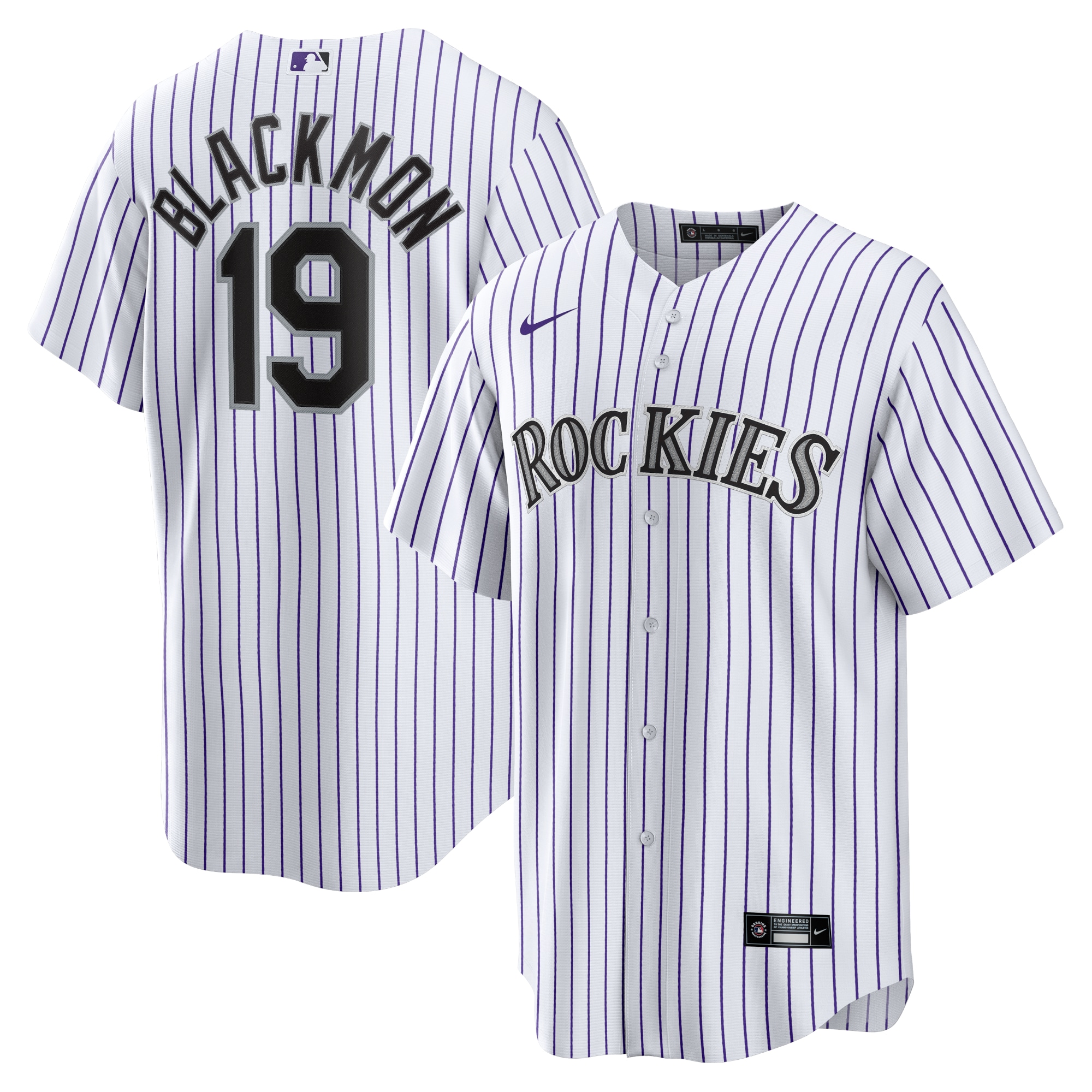 Charlie Blackmon Colorado Rockies Home Player Name Jersey