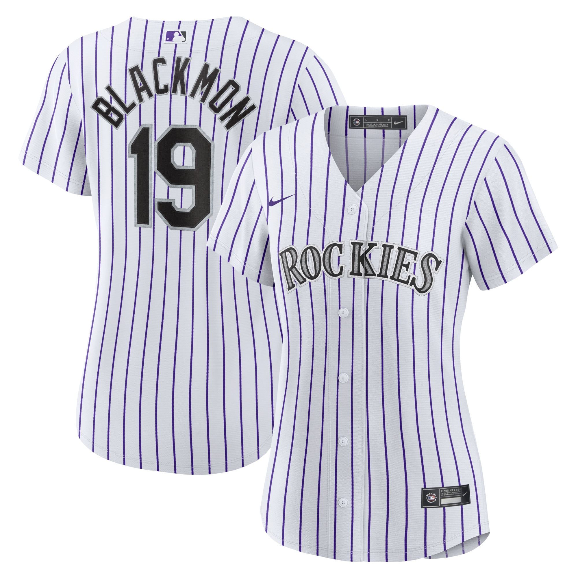Charlie Blackmon Colorado Rockies Women's Home Player Jersey - White