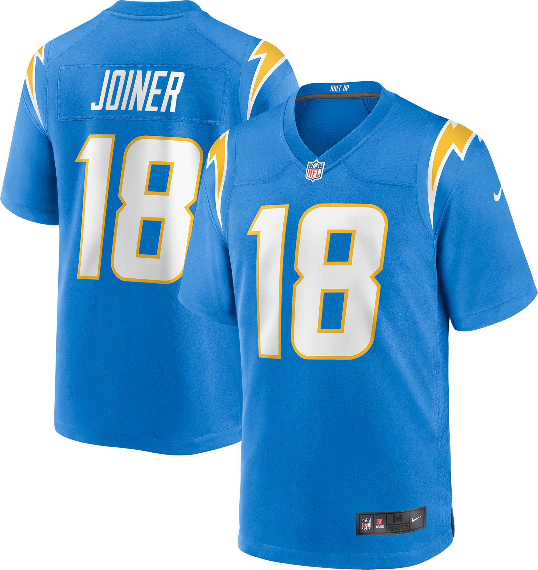 Charlie Joiner Los Angeles Chargers Game Retired Player Jersey - Powder Blue