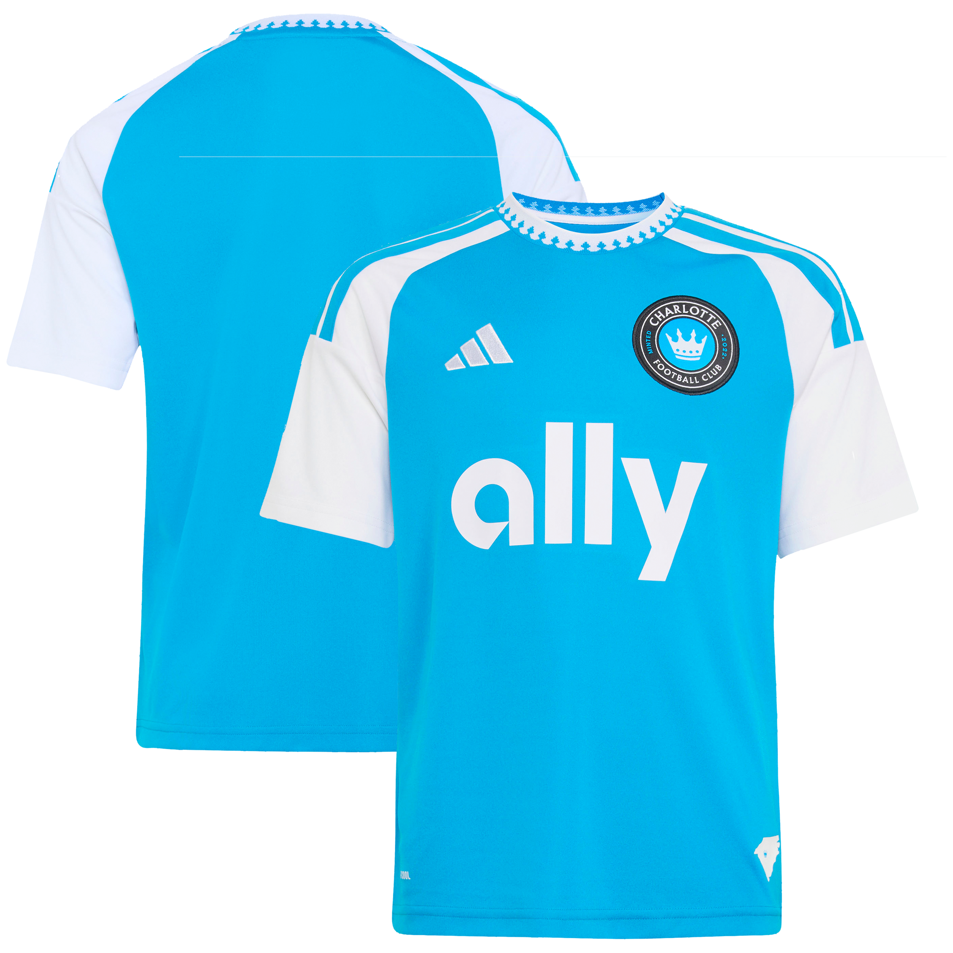 Charlotte FC Youth 2026 Carolina Kit: Crowns Up Jersey - Blue