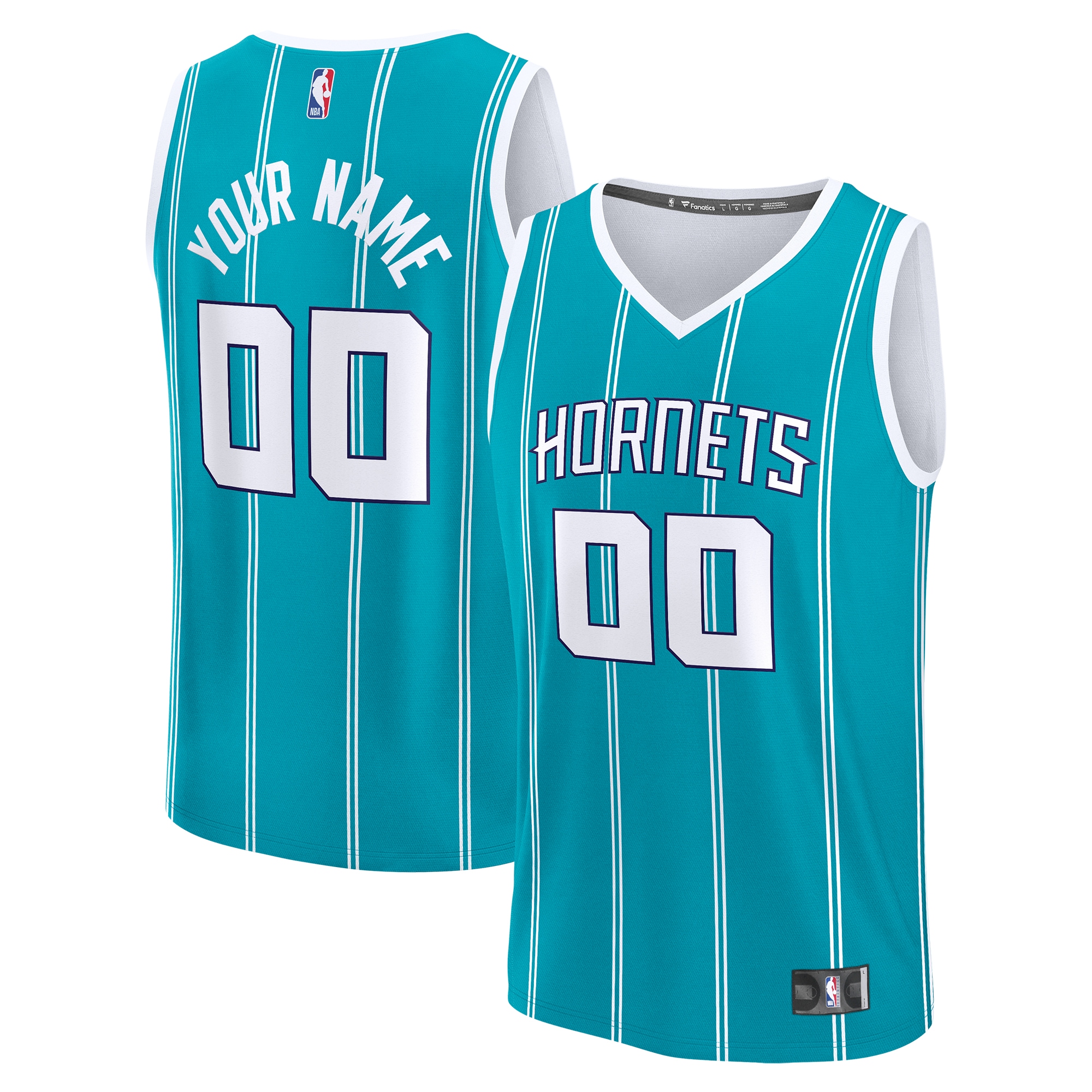 Charlotte Hornets Fanatics Fast Break Custom Jersey - Icon Edition