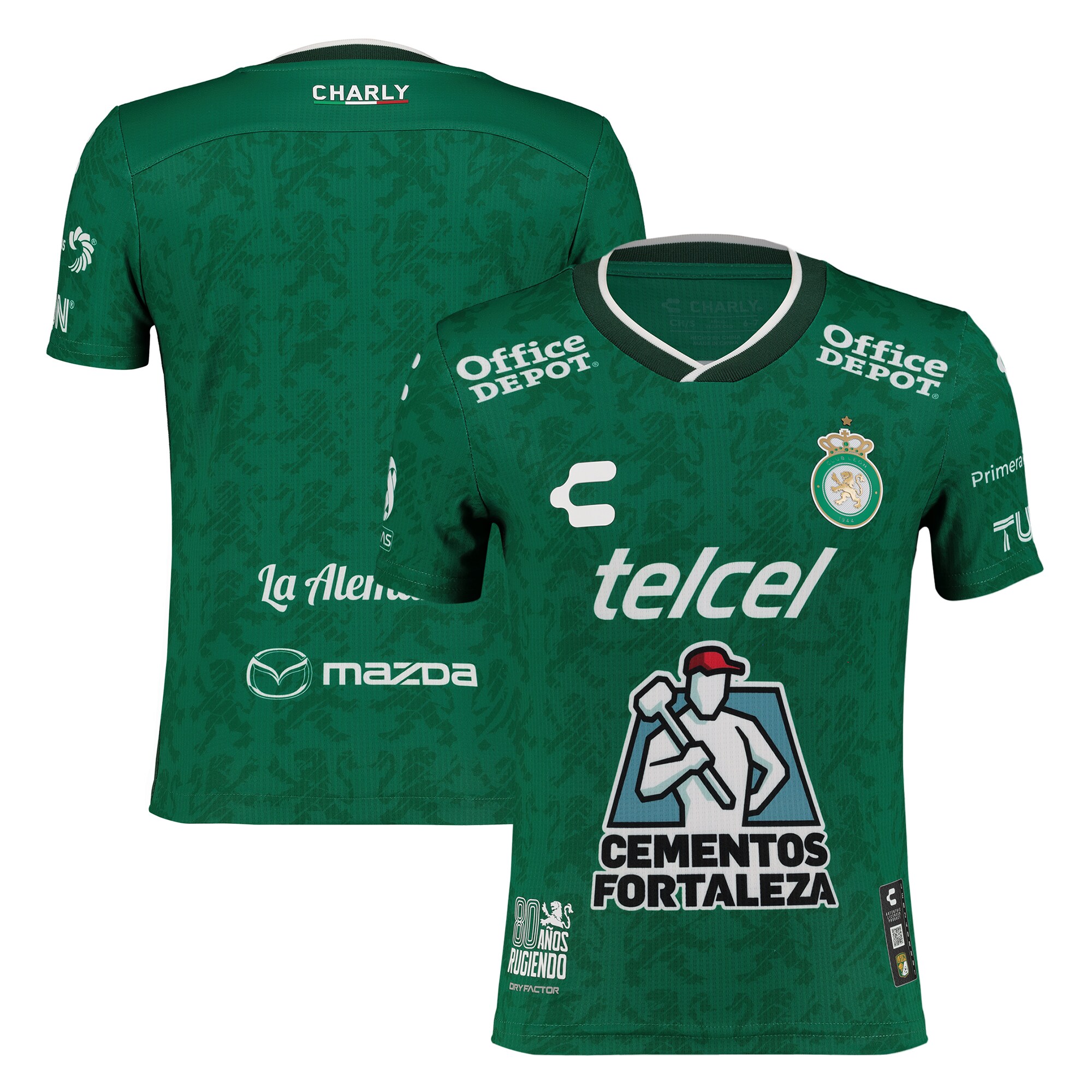 Charly Santos Laguna Green Jersey - Liga MX Official