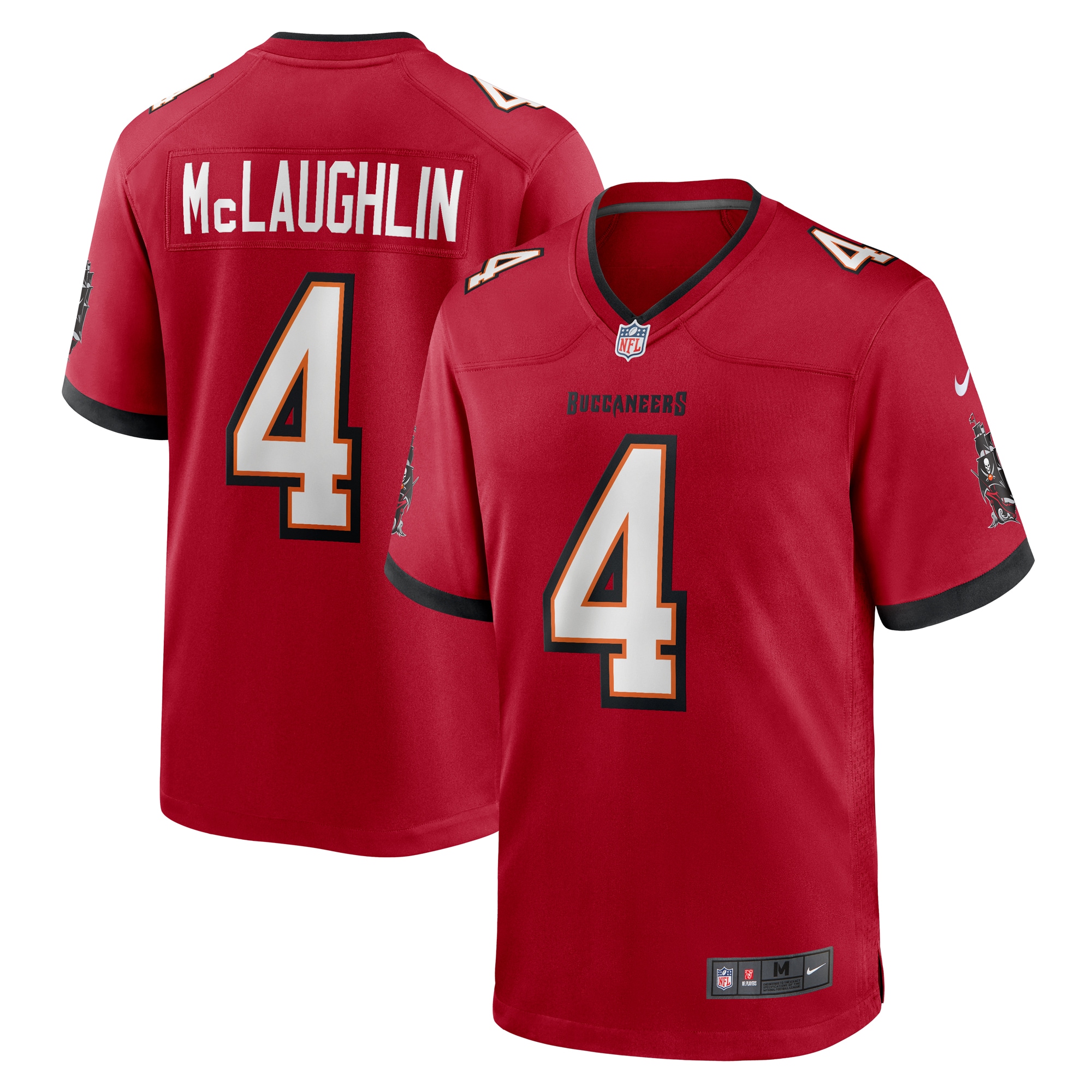 Chase McLaughlin Tampa Bay Buccaneers Game Player Jersey - Red