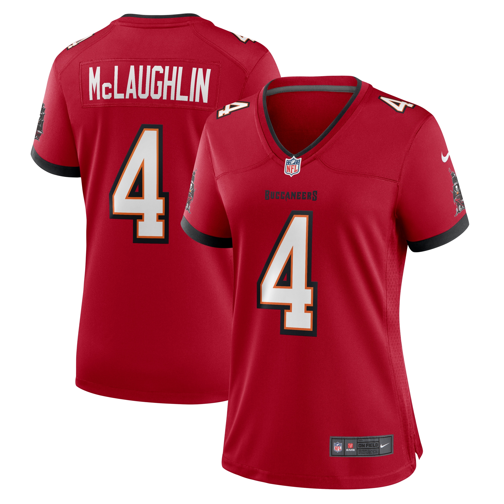 Chase McLaughlin Tampa Bay Buccaneers Women's Game Player Jersey - Red