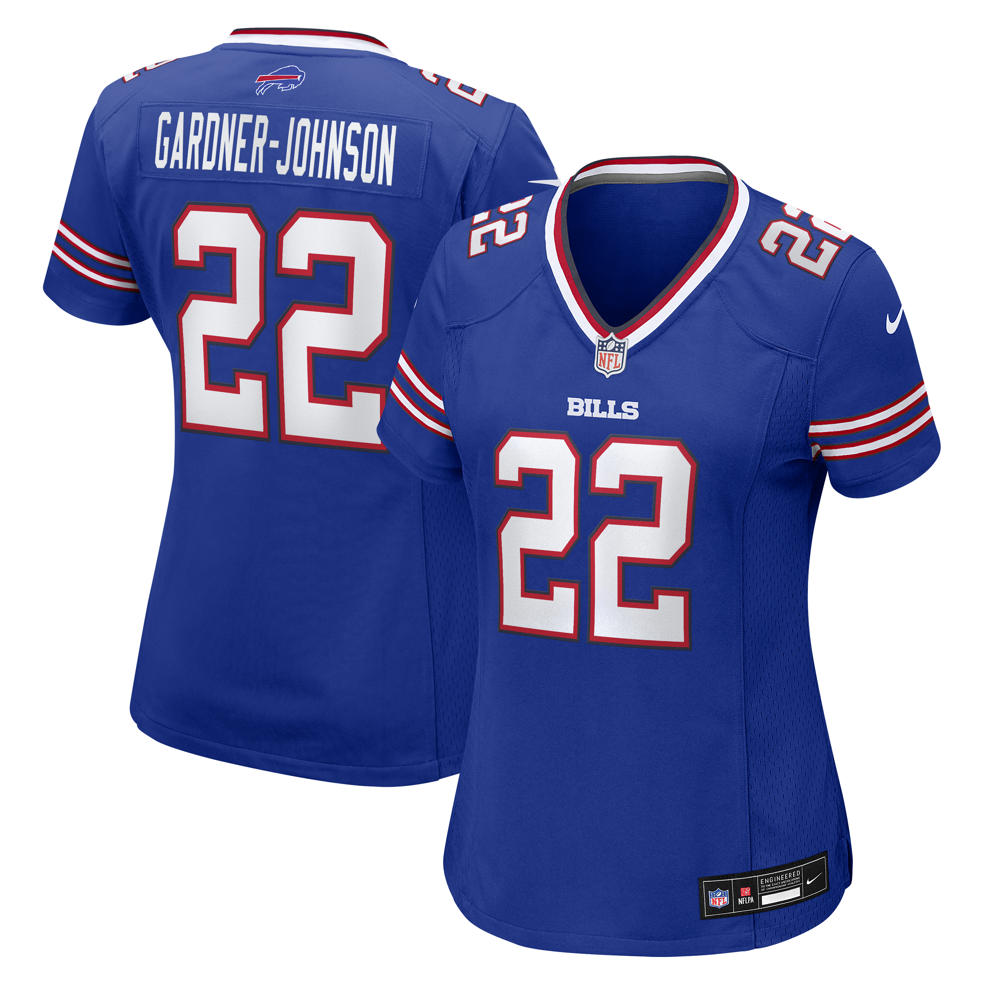 Chauncey Gardner-Johnson Buffalo Bills Women's Team Game Jersey - Royal