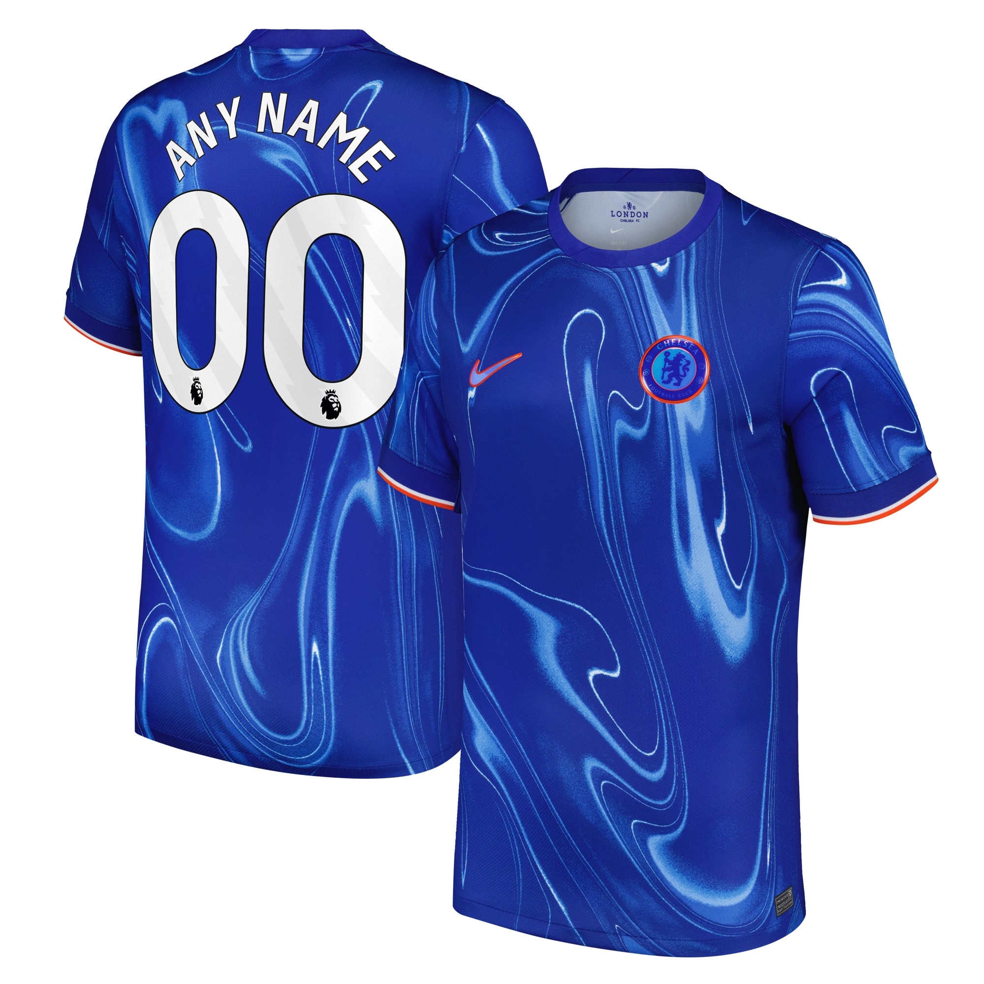 Chelsea 2024 Blue Swirl Jersey - Nike - Customizable