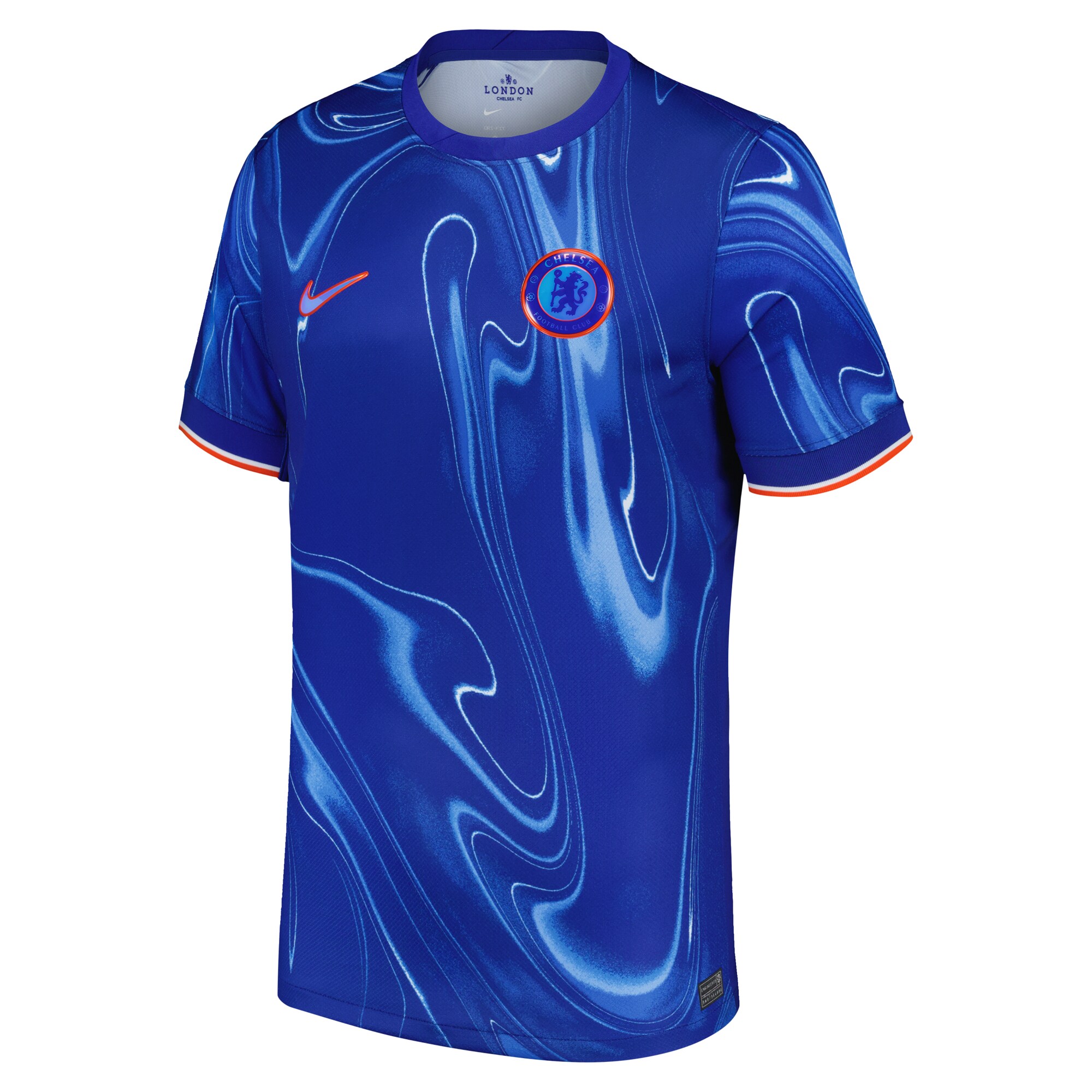 Alternative view of Chelsea 2024 Blue Swirl Jersey - Nike - Customizable