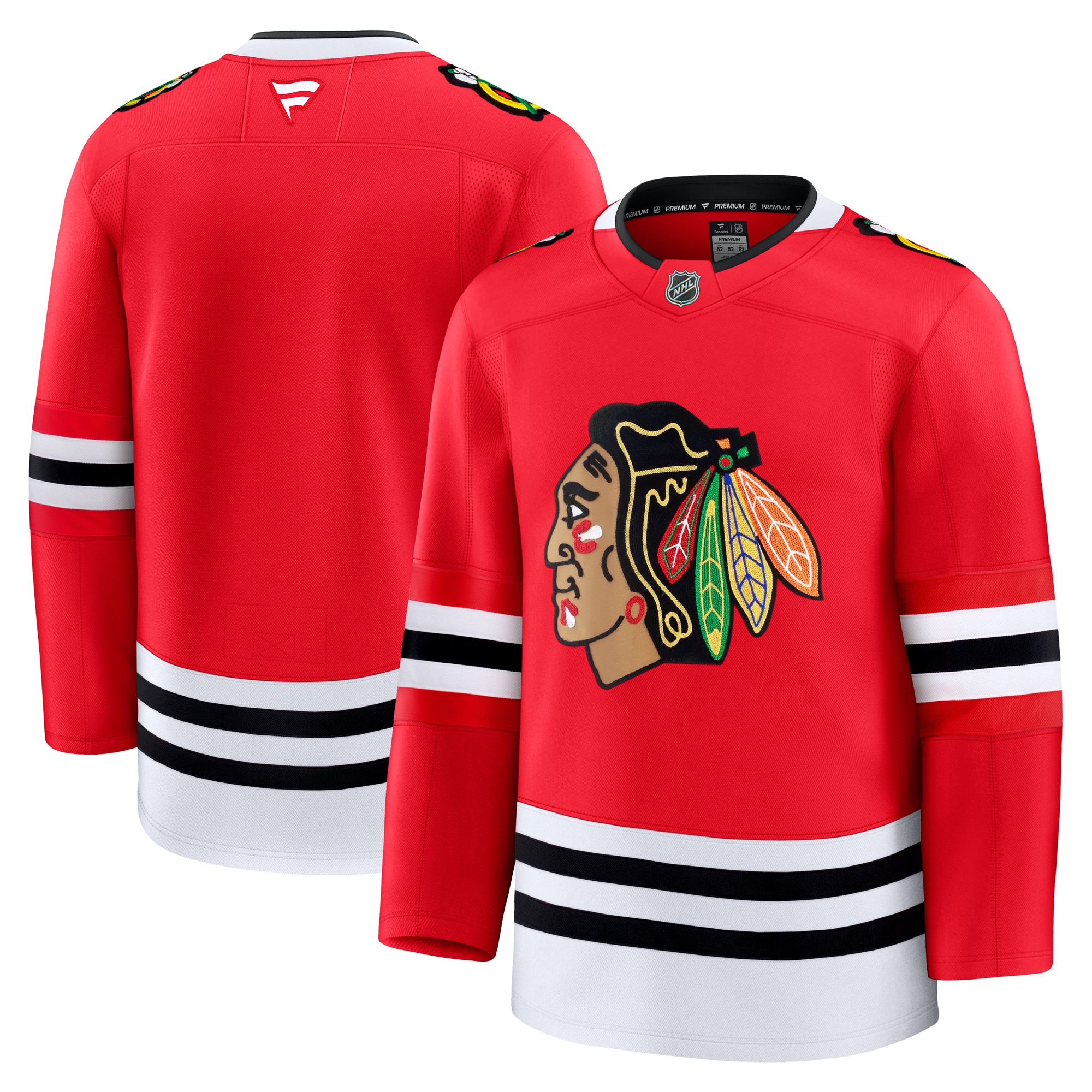 Chicago Blackhawks Fanatics Home Premium Jersey - Red