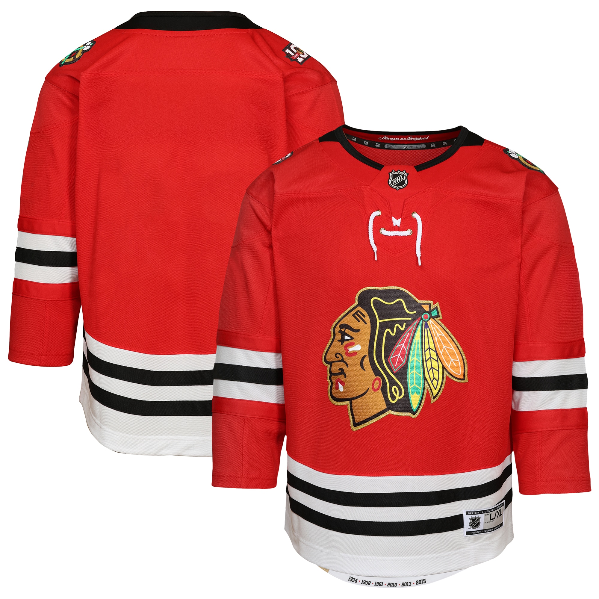 Chicago Blackhawks Youth Centennial Premier Jersey - Red