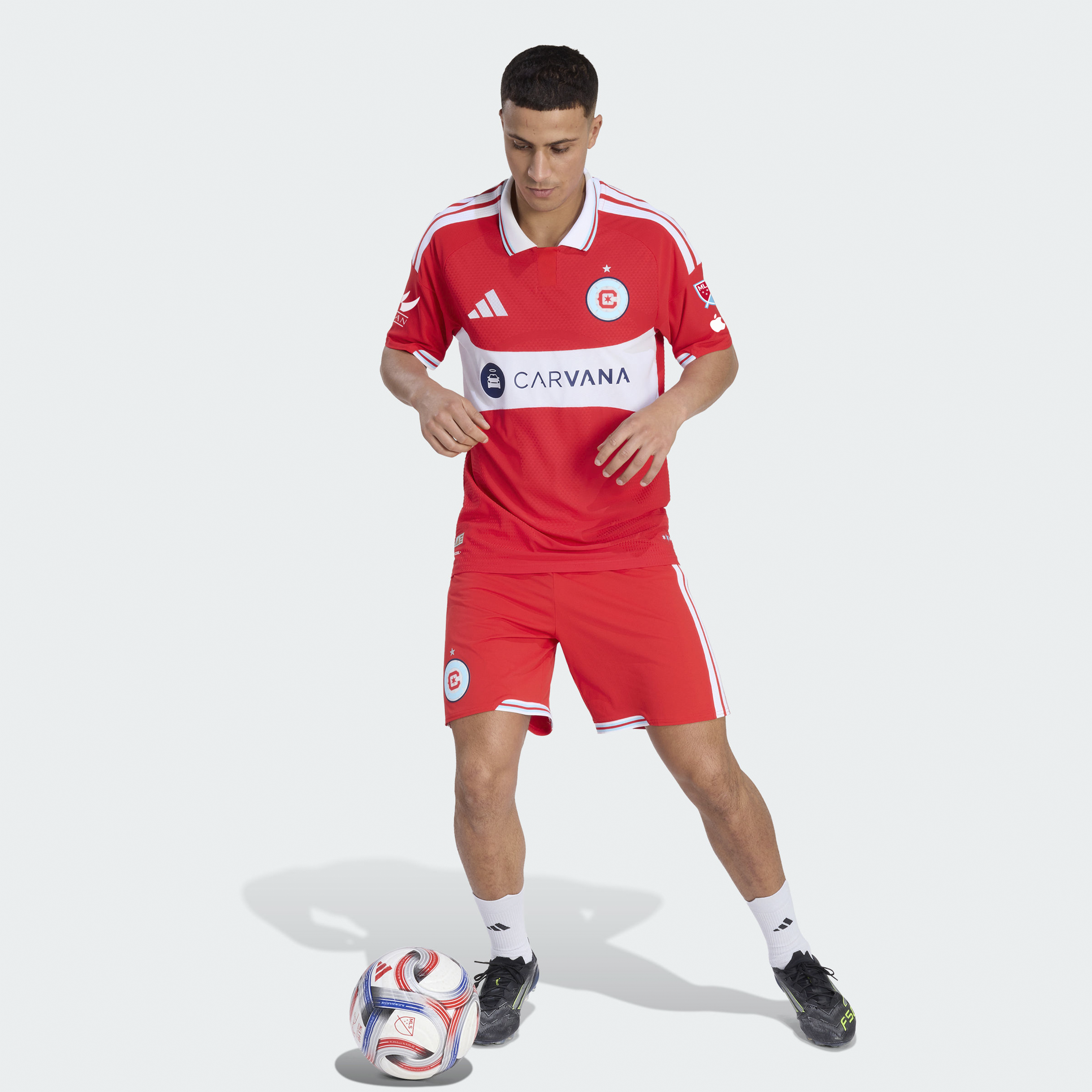 Chicago Fire 2026 Forever Red On-Field Patch Jersey – Red