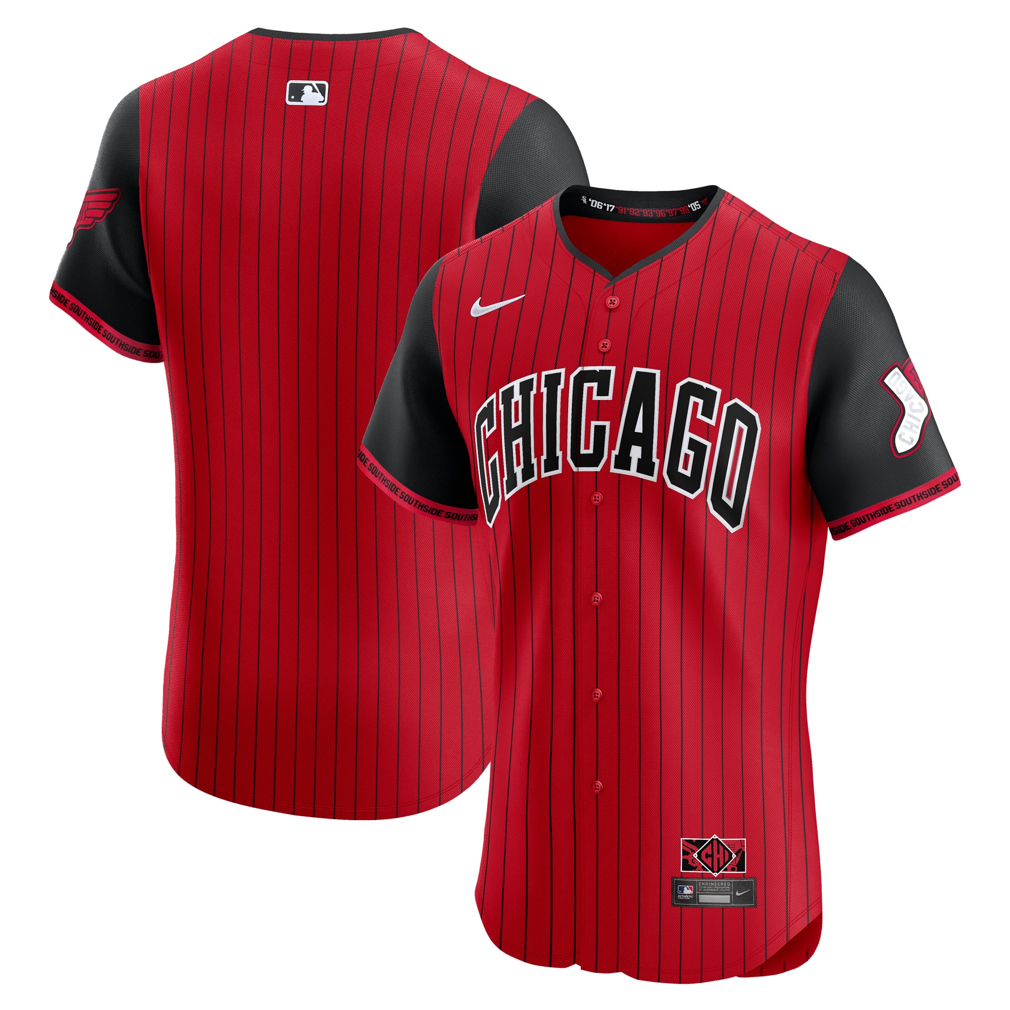 Chicago White Sox 2025 City Connect Elite Jersey - Red/Black