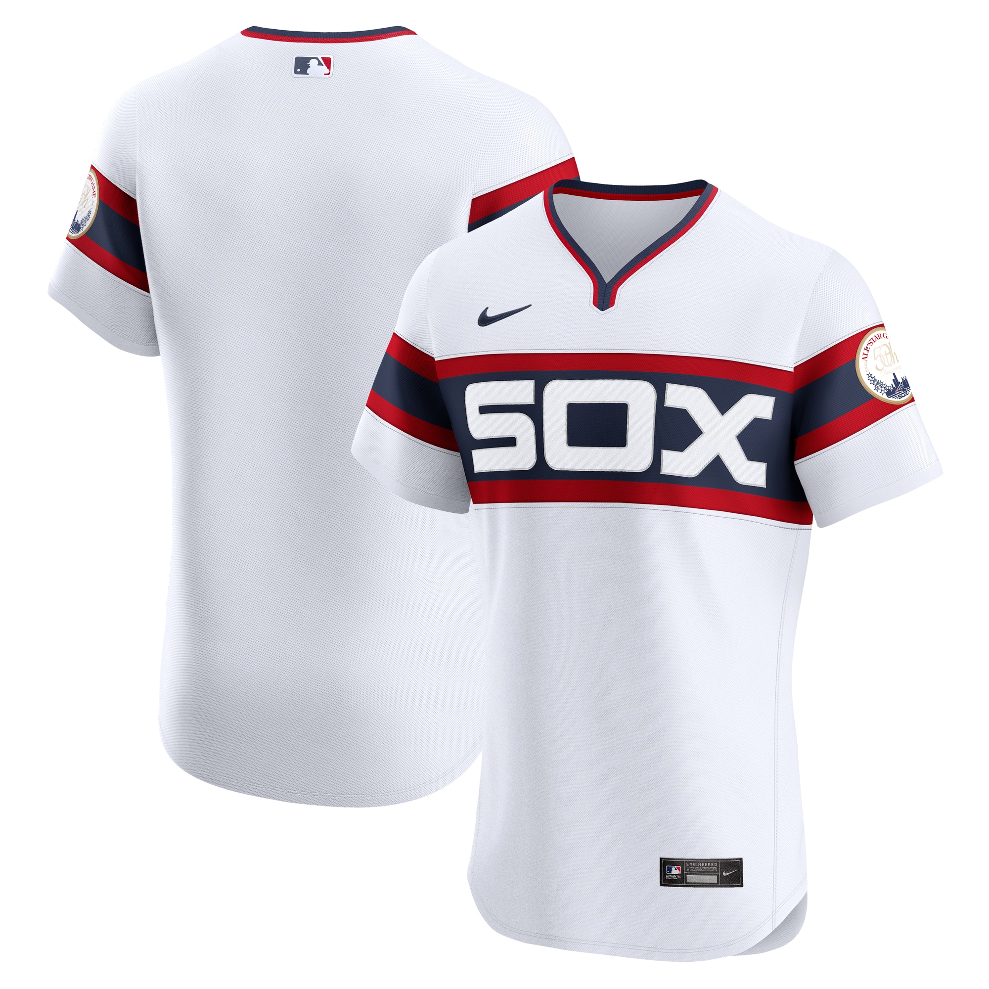 Chicago White Sox Alternate Vapor Premier Elite Patch Jersey - White