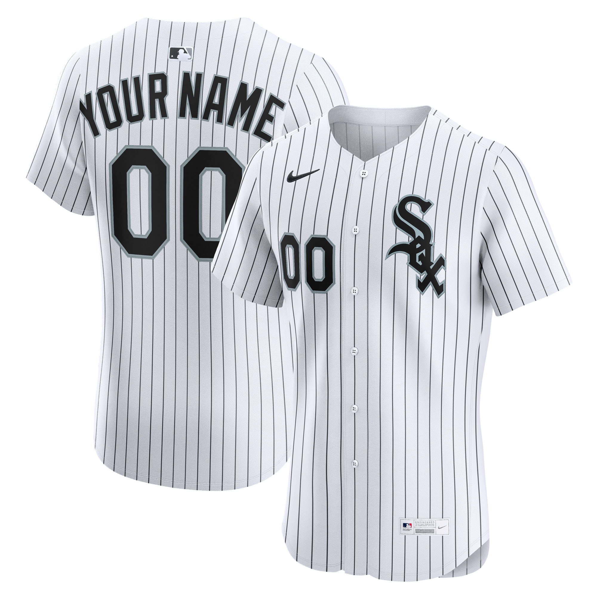 Chicago White Sox Home Elite Custom Jersey - White