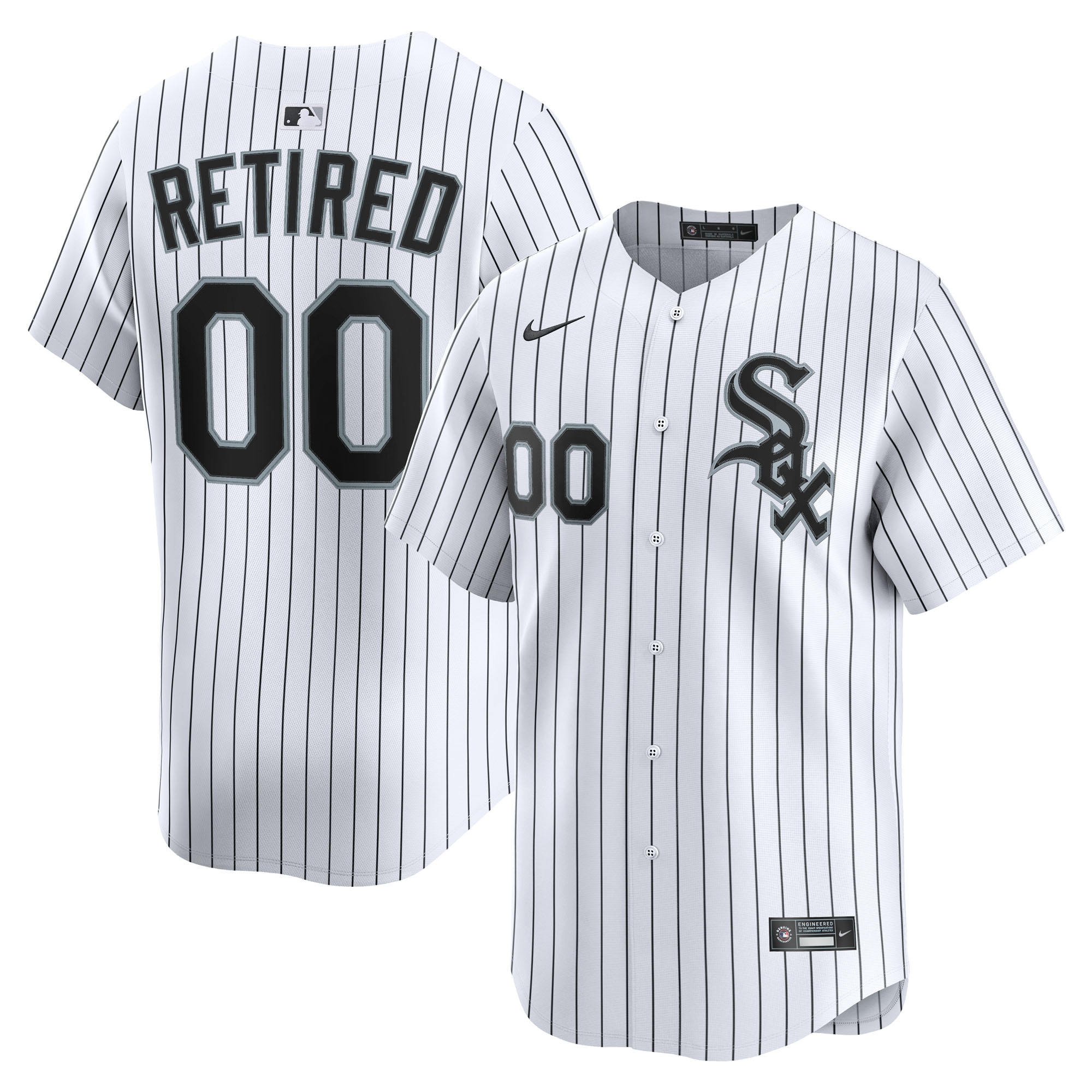 Chicago White Sox Home Limited Pick-A-Player Retired Roster Jersey - White