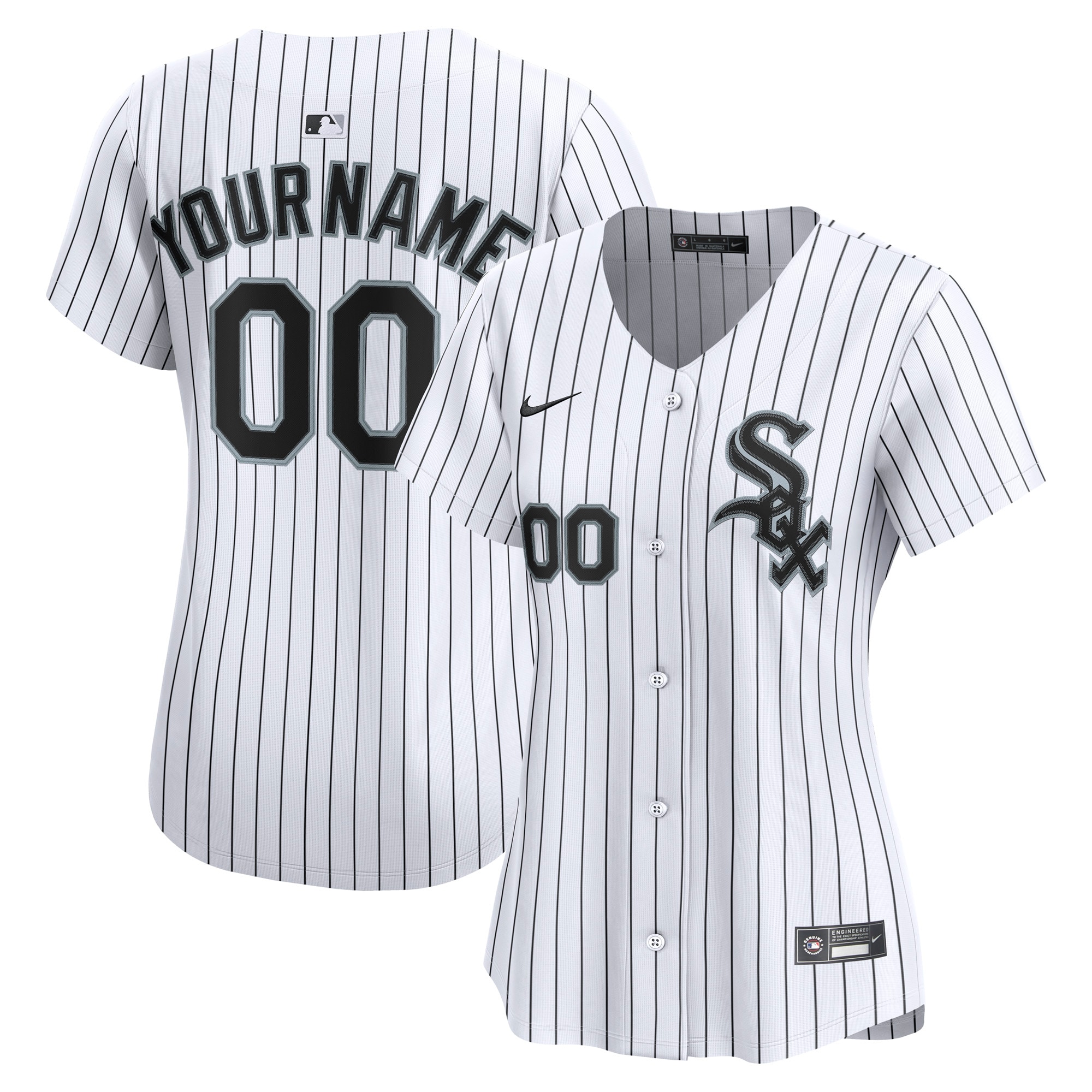 Chicago White Sox Women's Home Limited Custom Jersey - White