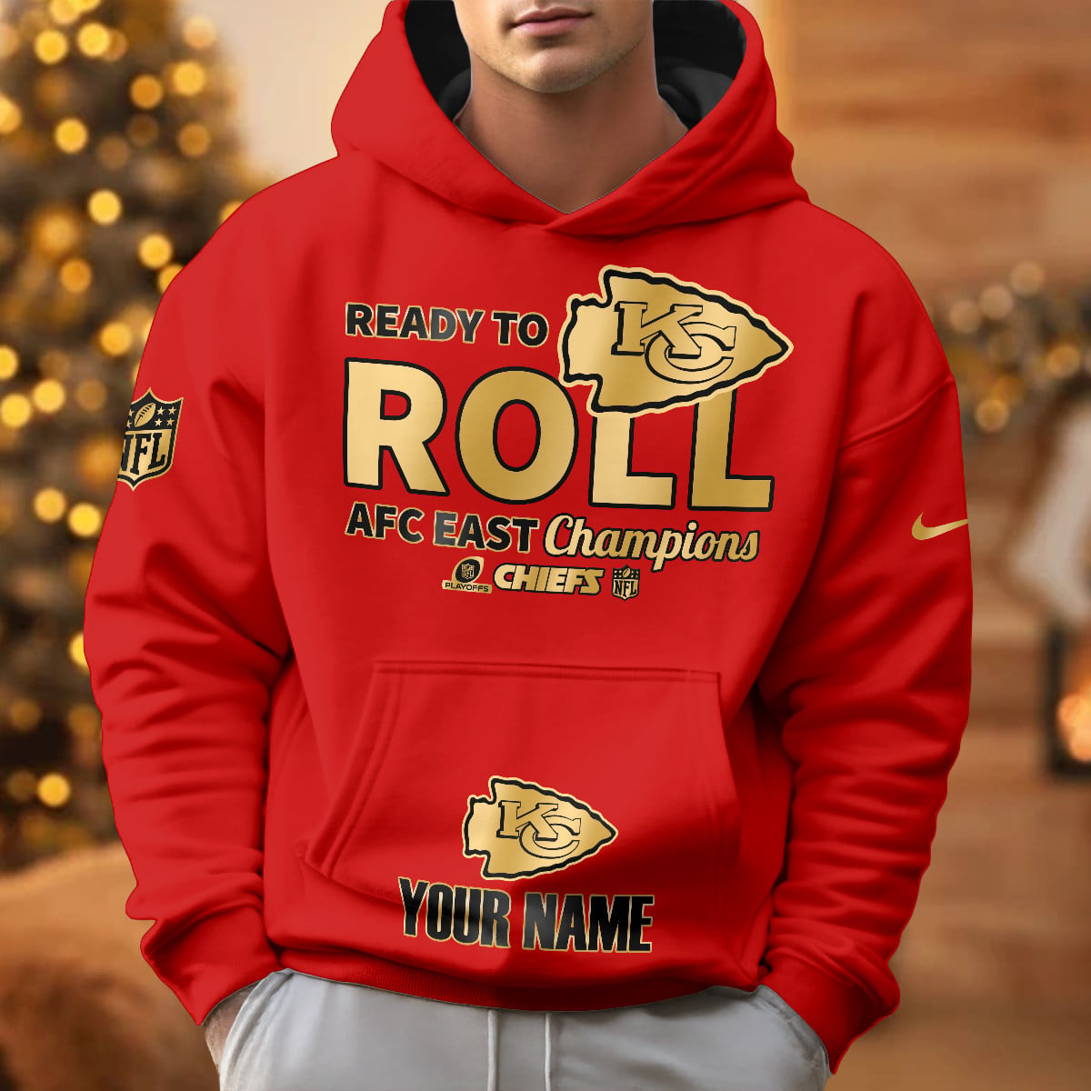 Chiefs AFC Champs Hoodie - Nike Red