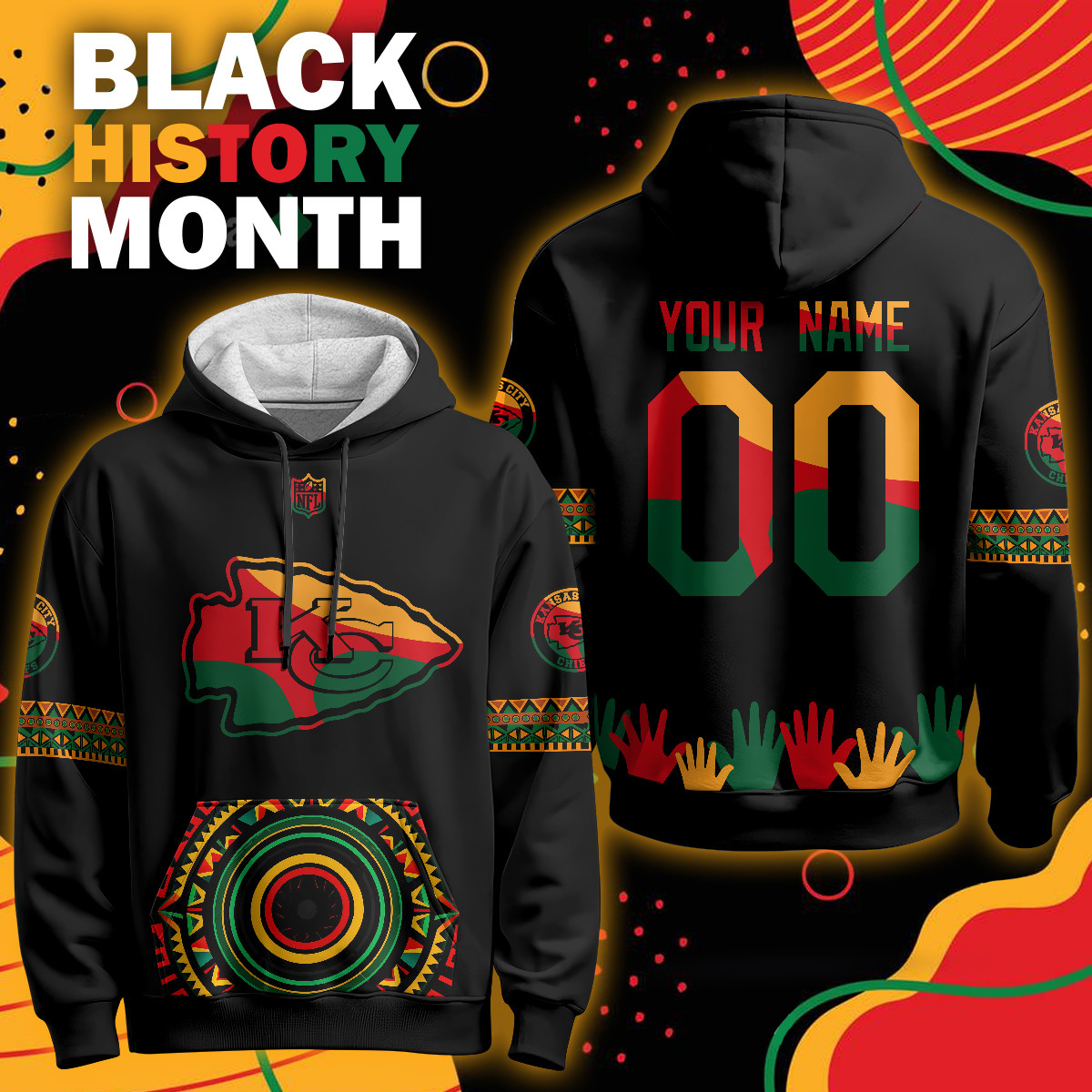 Chiefs Black History Month Hoodie - Limited Edition 2