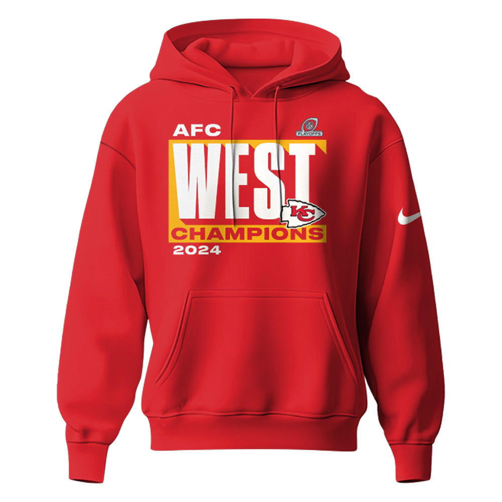 Alternative view of Chiefs Champions Hoodie Hat - Chiefs AFC West Champions Hoodie & Hat