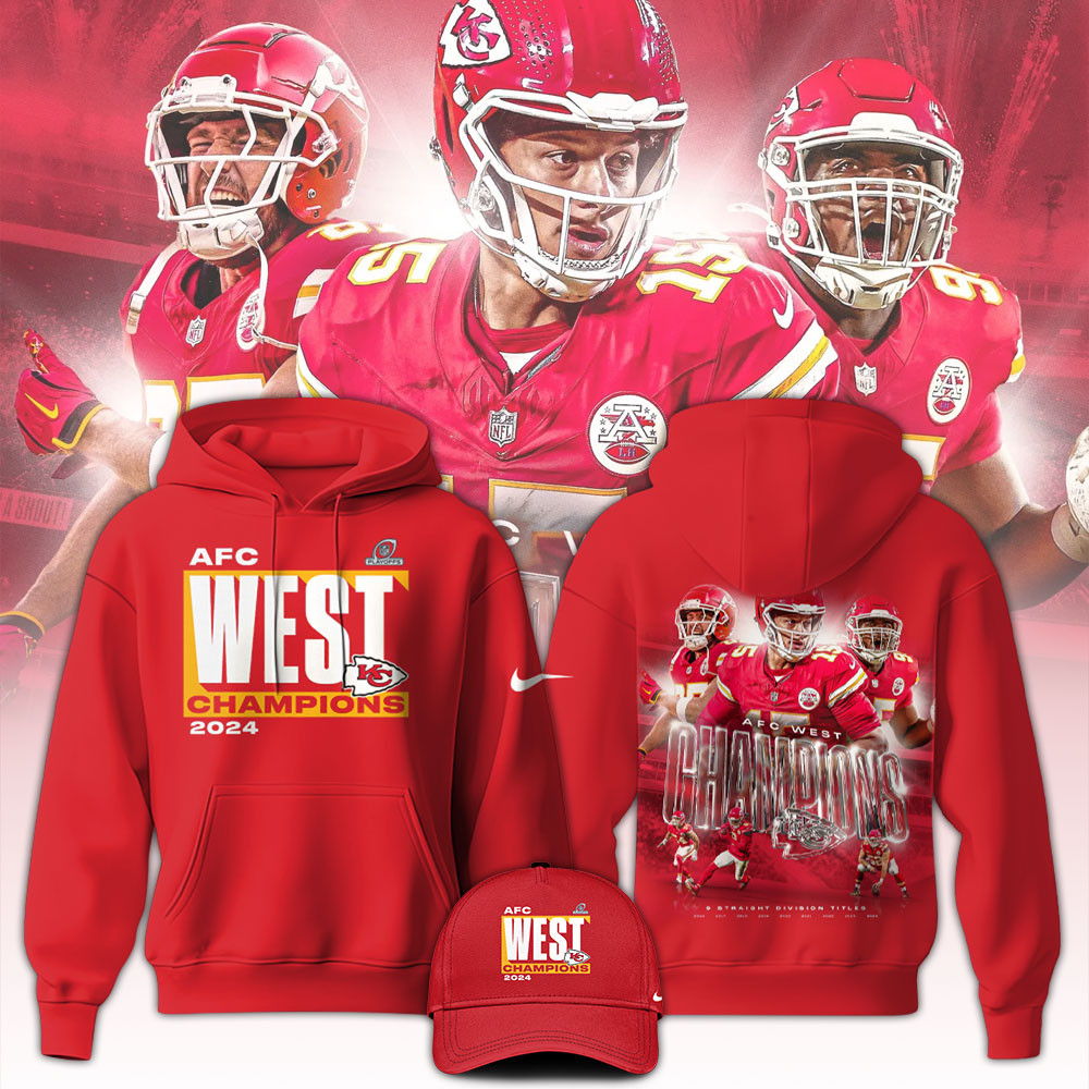 Chiefs Champions Hoodie Hat - Chiefs AFC West Champions Hoodie & Hat