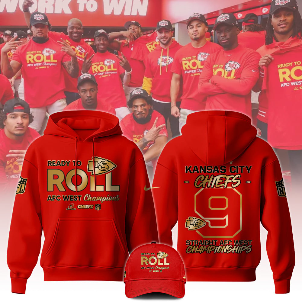 Chiefs Red ‘Ready to Roll’ Hoodie - Chiefs ‘Ready to Roll’ Red Hoodie