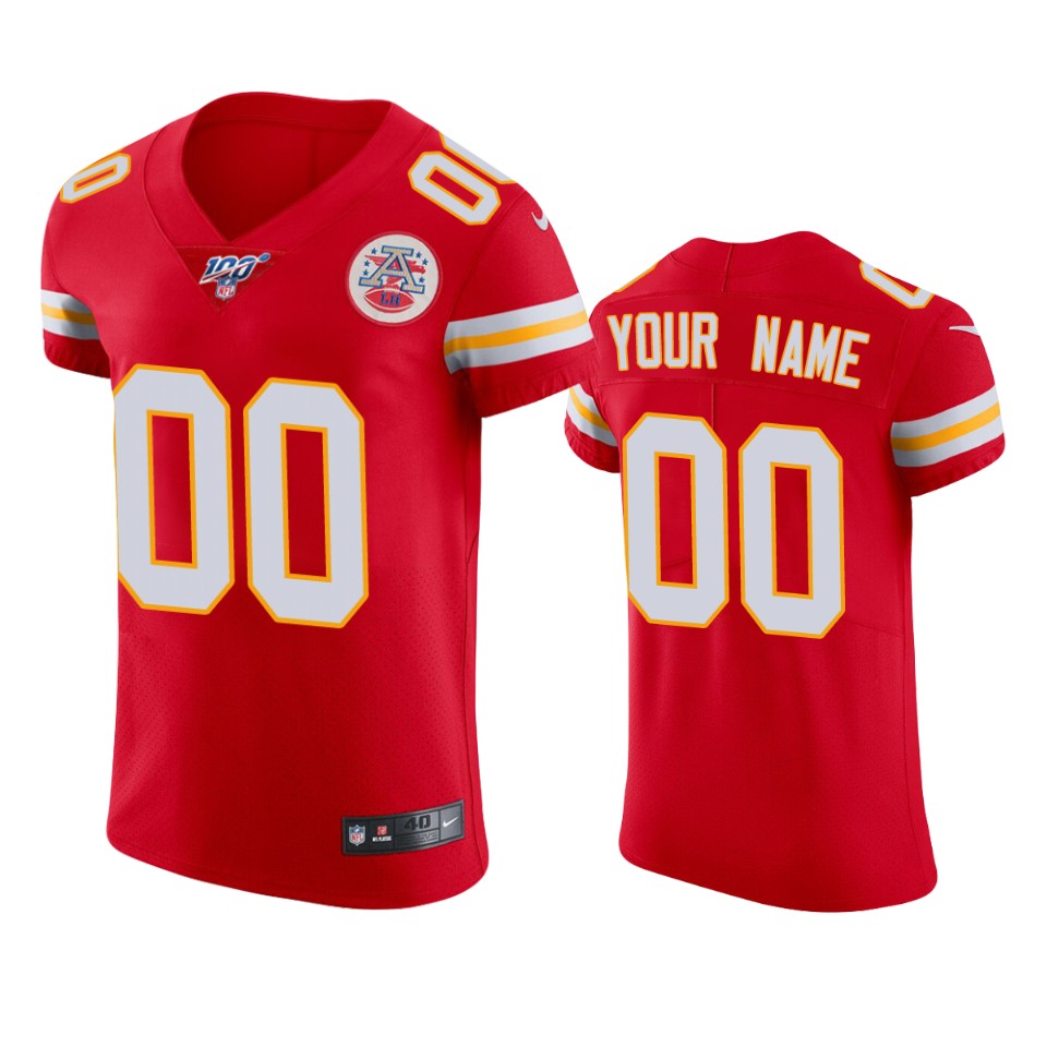 Chiefs Red Custom Jersey nike - Nike Chiefs Red Custom Jersey 3