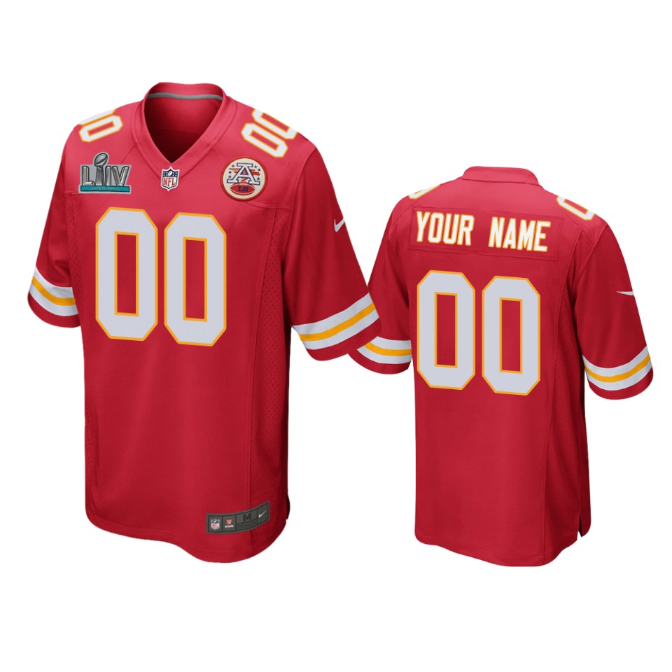 Chiefs Red Custom Jersey nike - Nike Chiefs Red Custom Jersey - Super