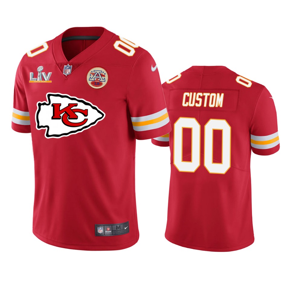 Chiefs Red Custom Jersey - Nike - Personalized NFL Gear