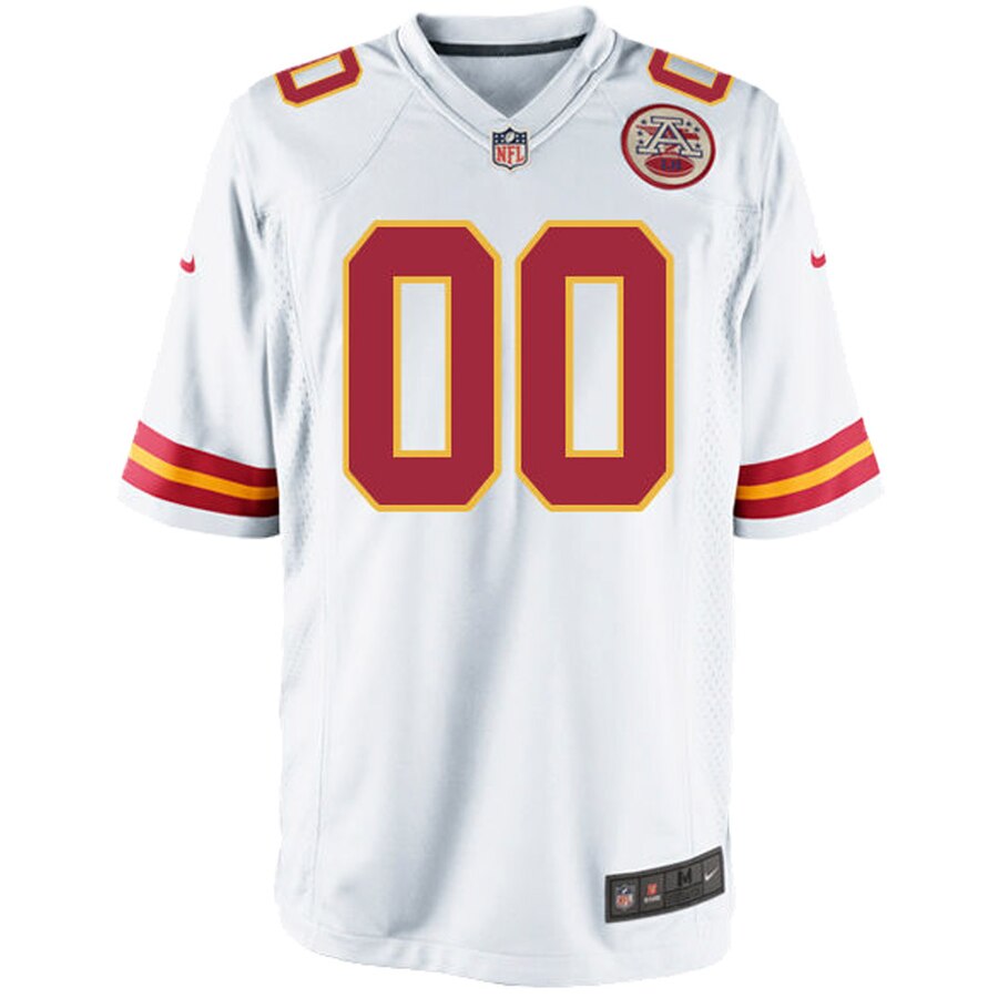 Alternative view of Chiefs White Custom Jersey nike - Chiefs White Custom Jersey - Nike