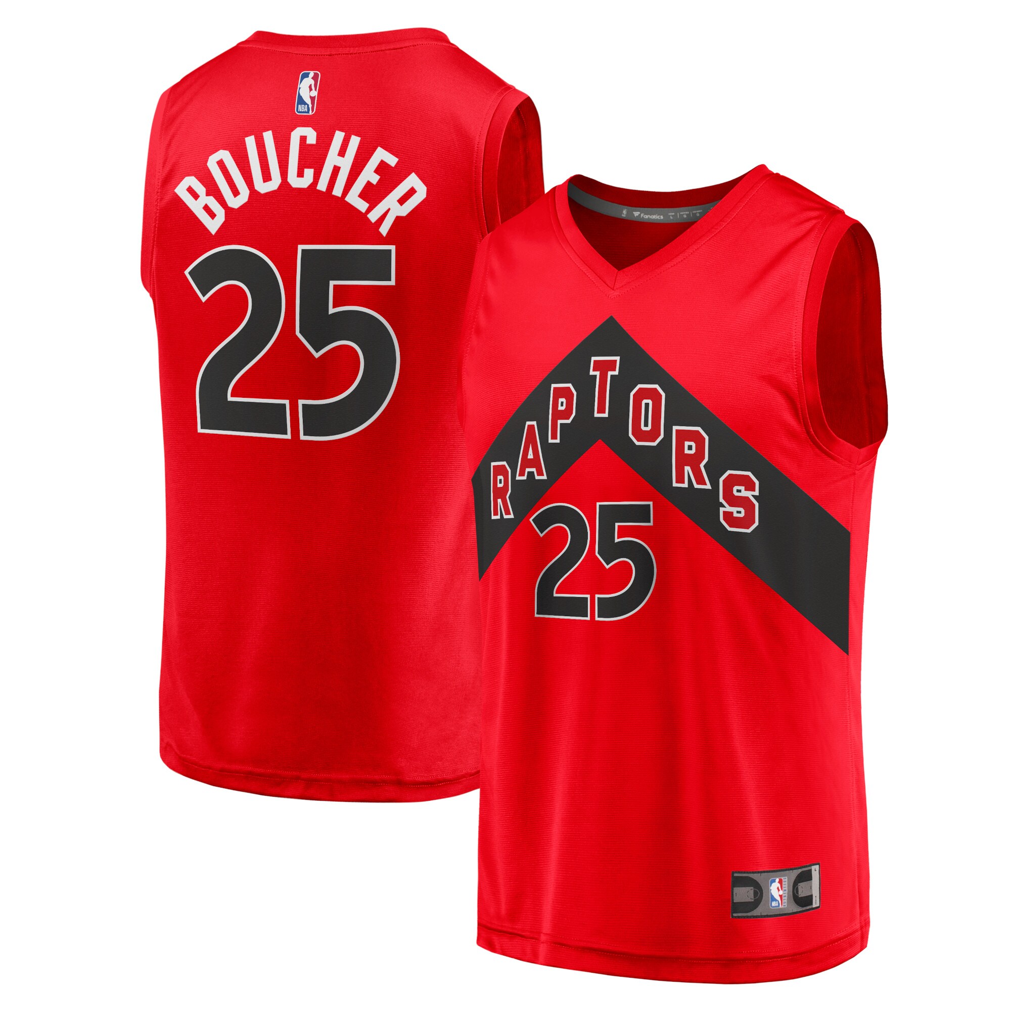 Chris Boucher Toronto Raptors Fanatics Youth Fast Break Jersey - Icon Edition - Red