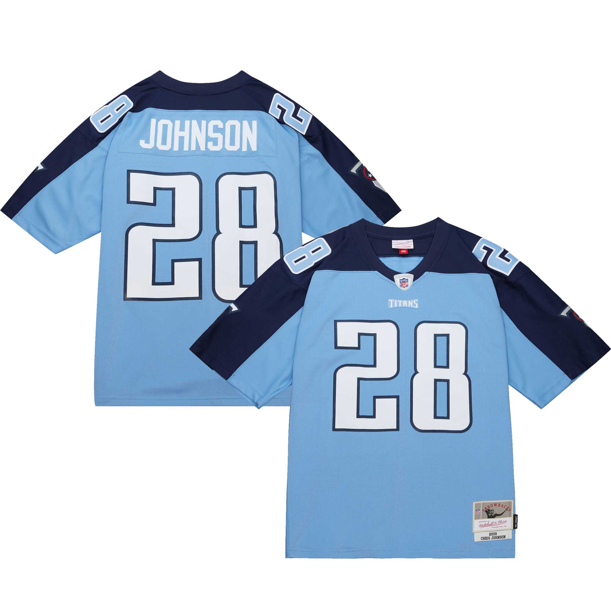Chris Johnson Tennessee Titans Legacy Jersey - Light Blue
