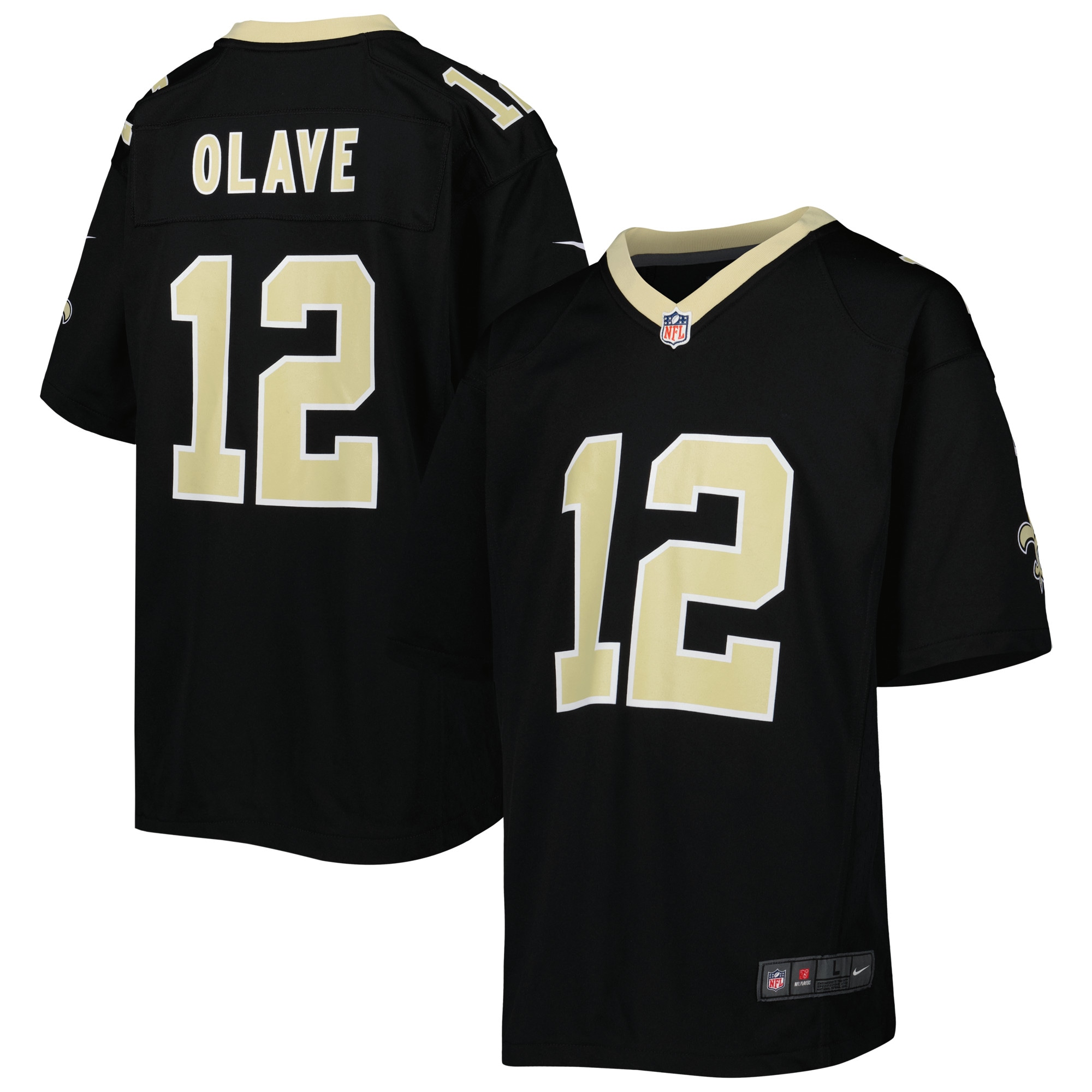 Chris Olave New Orleans Saints Youth Game Jersey