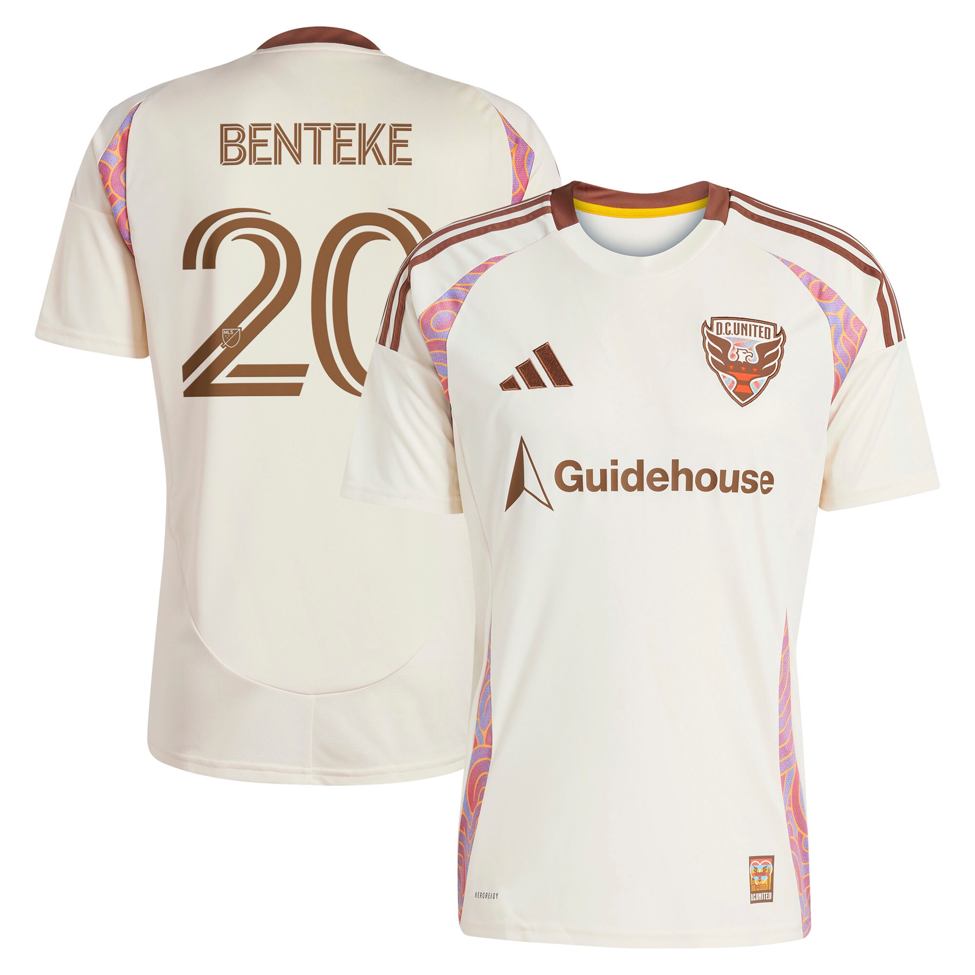 Christian Benteke D.C. United 2025 The Soul Kit Player Jersey - Natural