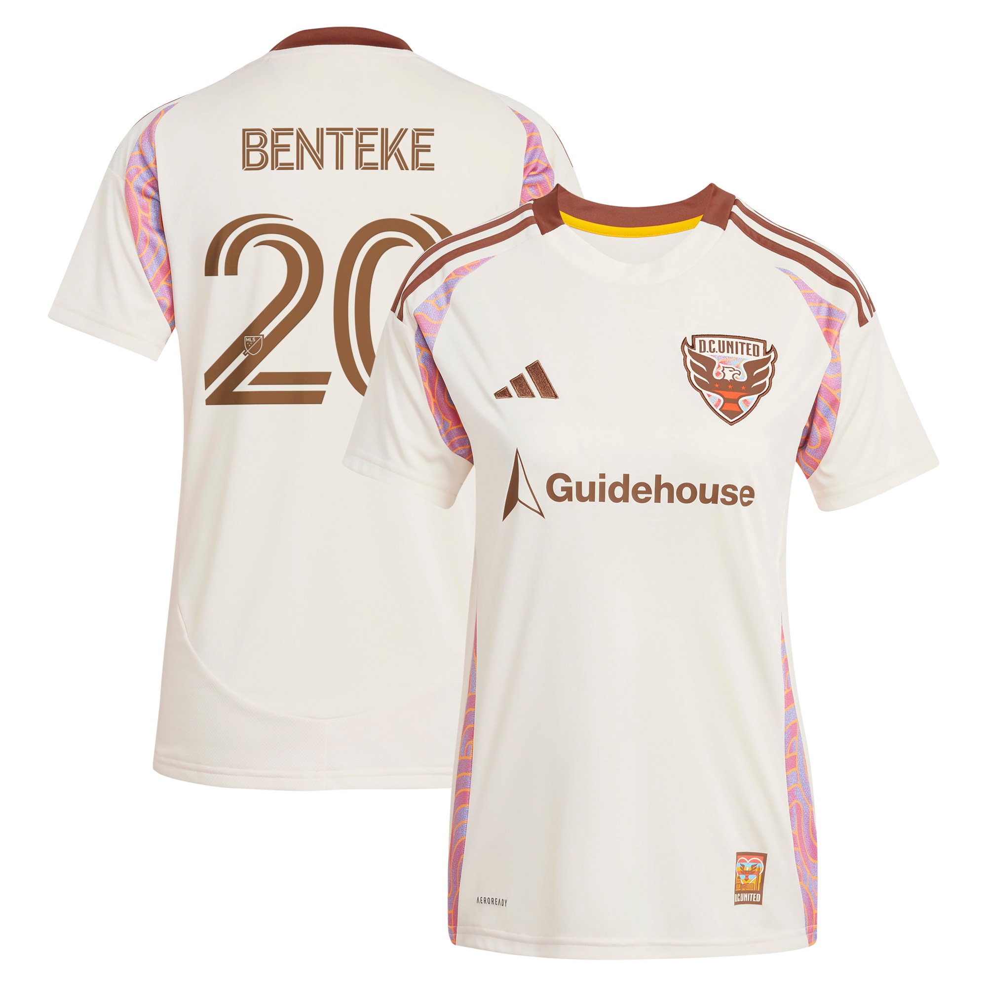 Christian Benteke D.C. United Women's 2025 The Soul Kit Player Jersey - Natural