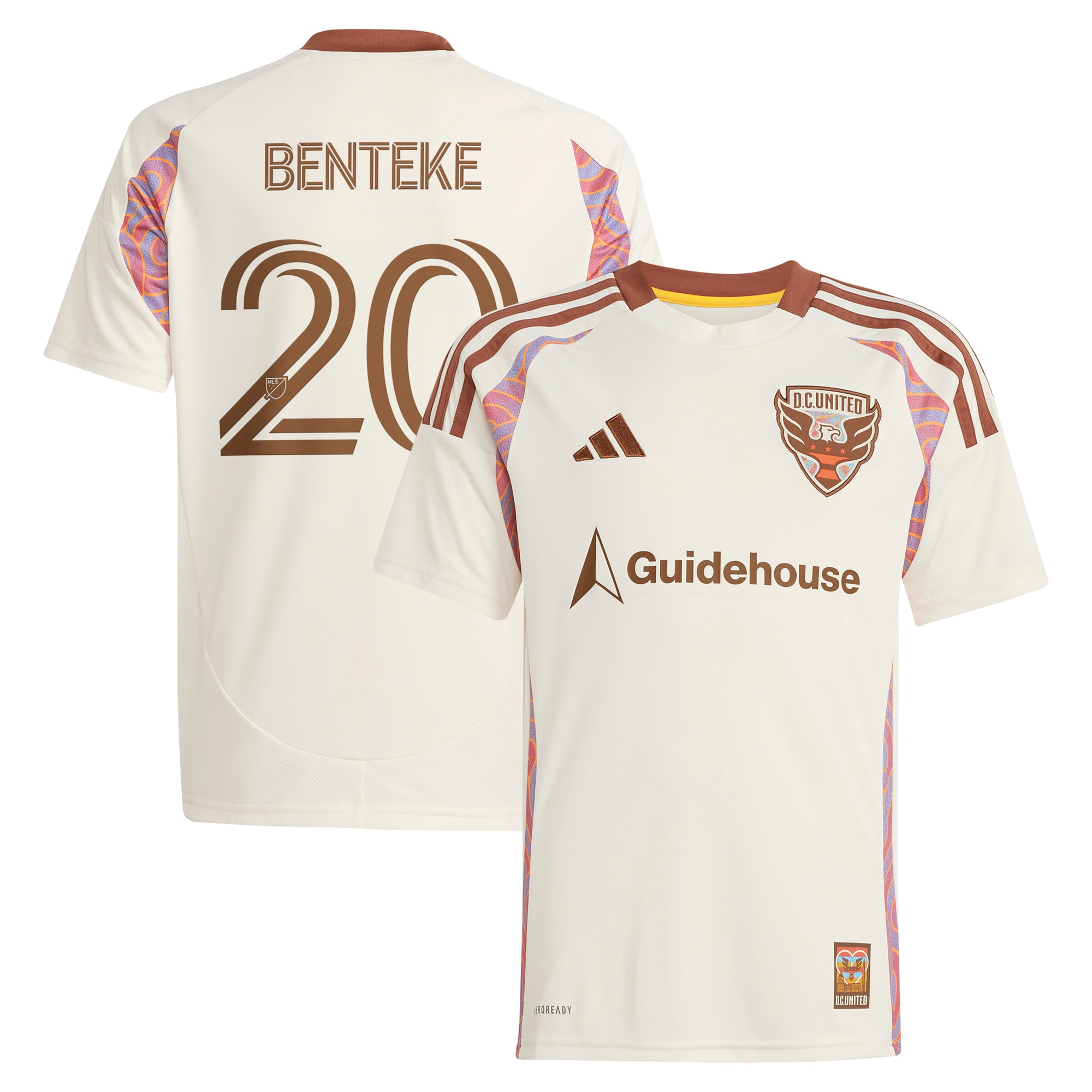 Christian Benteke D.C. United Youth 2025 The Soul Kit Player Jersey - Natural