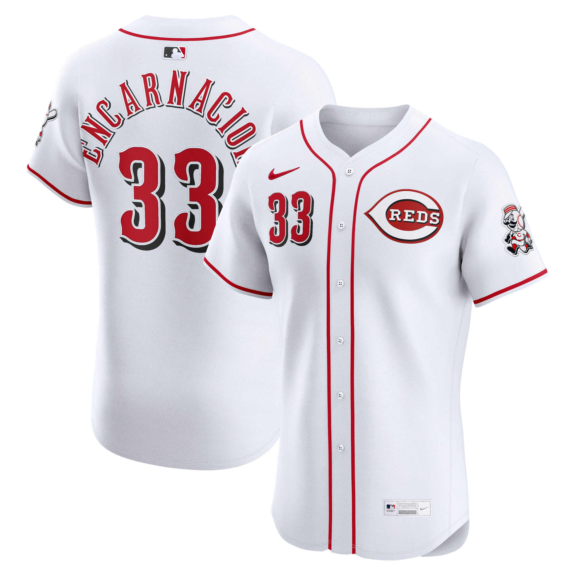 Christian Encarnacion-Strand Cincinnati Reds Home Elite Jersey - White