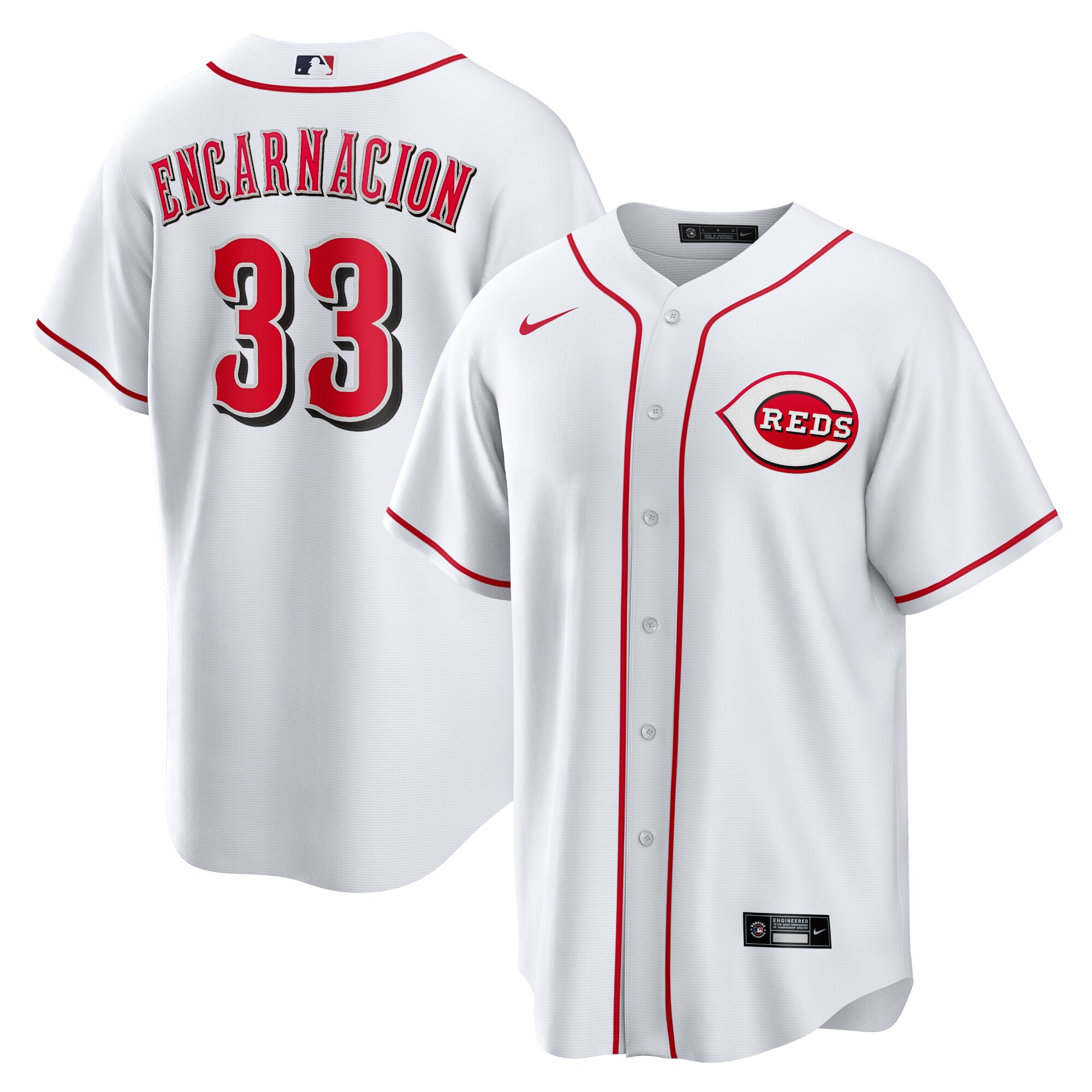 Christian Encarnacion-Strand Cincinnati Reds Home Jersey - White